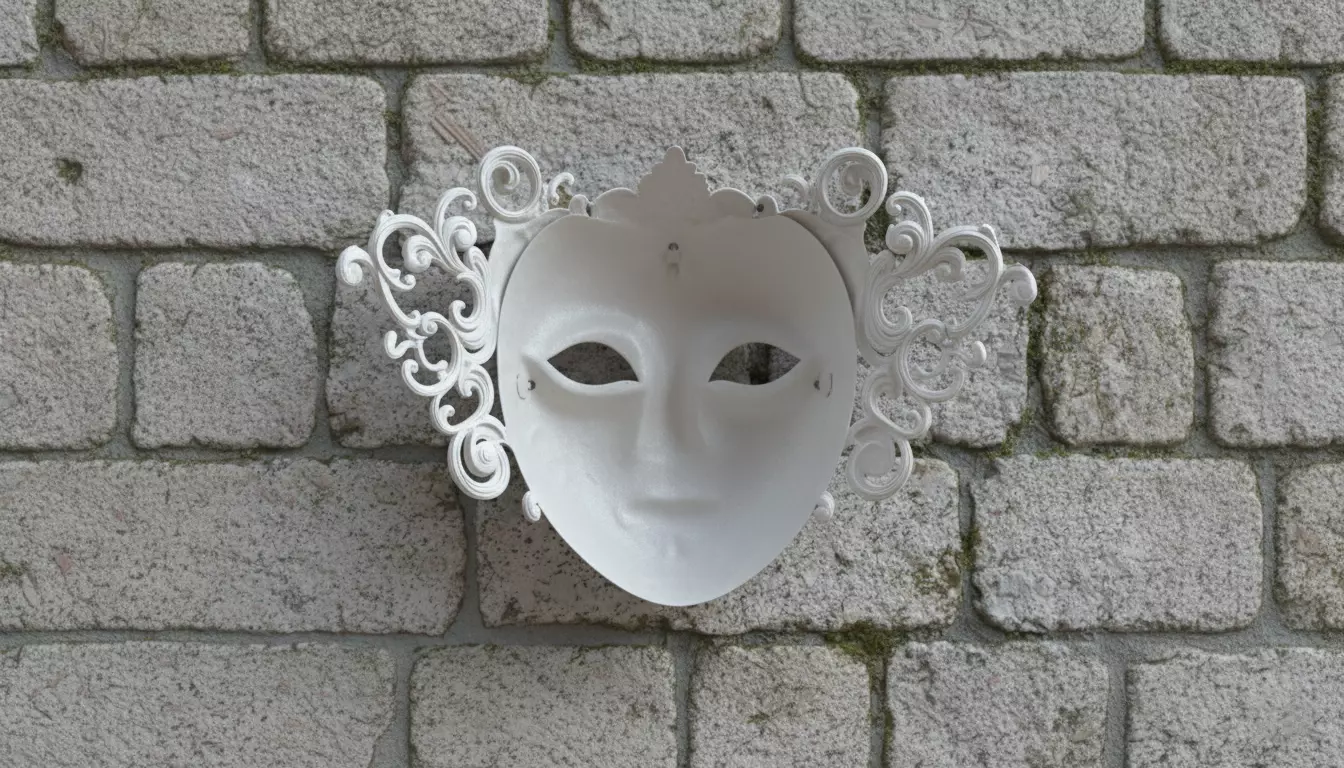 Venetian Full Face Mask Ornamental 3D Printable Three Pack 3D model_6