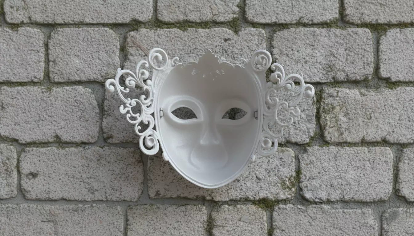 Venetian Full Face Mask Ornamental 3D Printable Three Pack 3D model_10