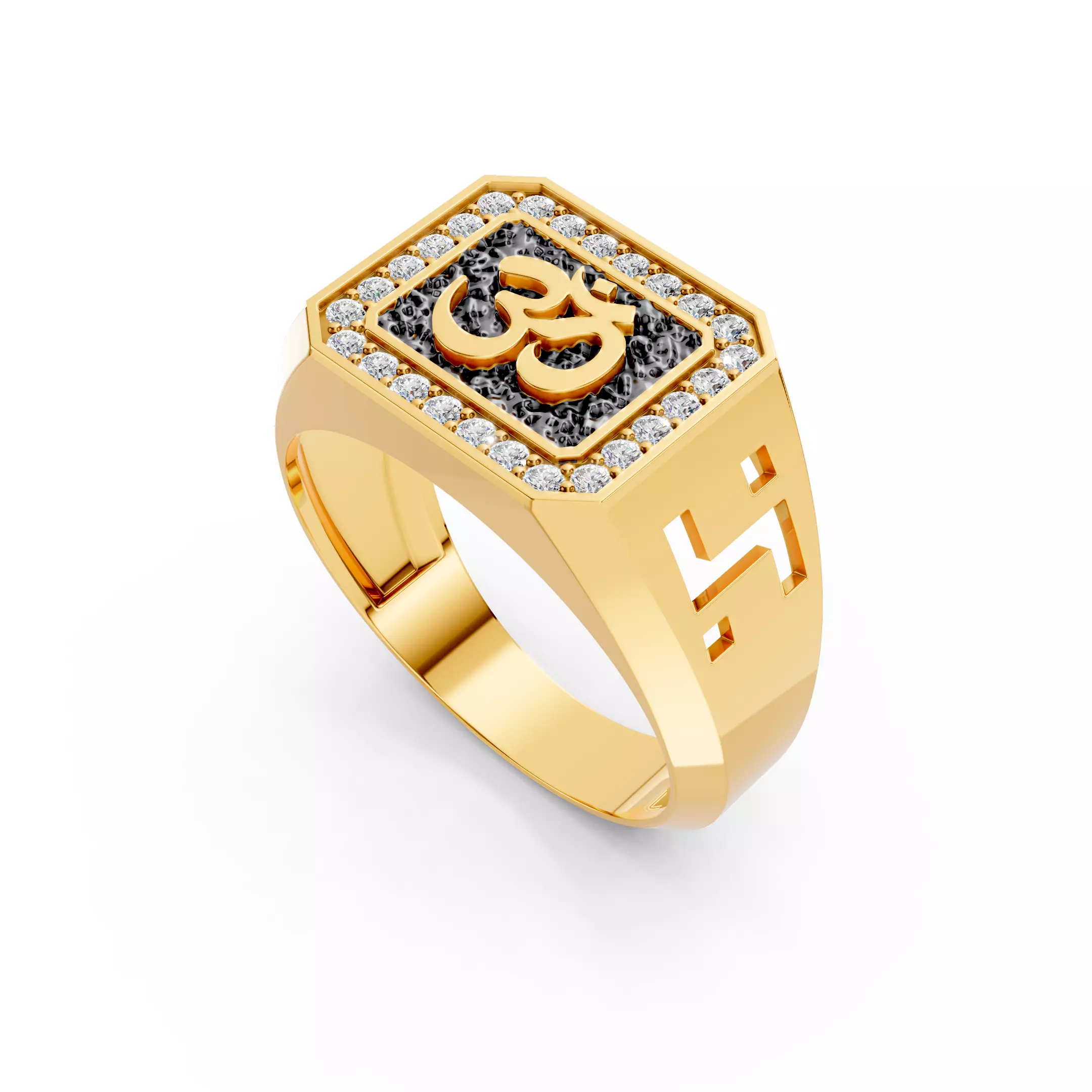 OM RING AUM RING 3D print model