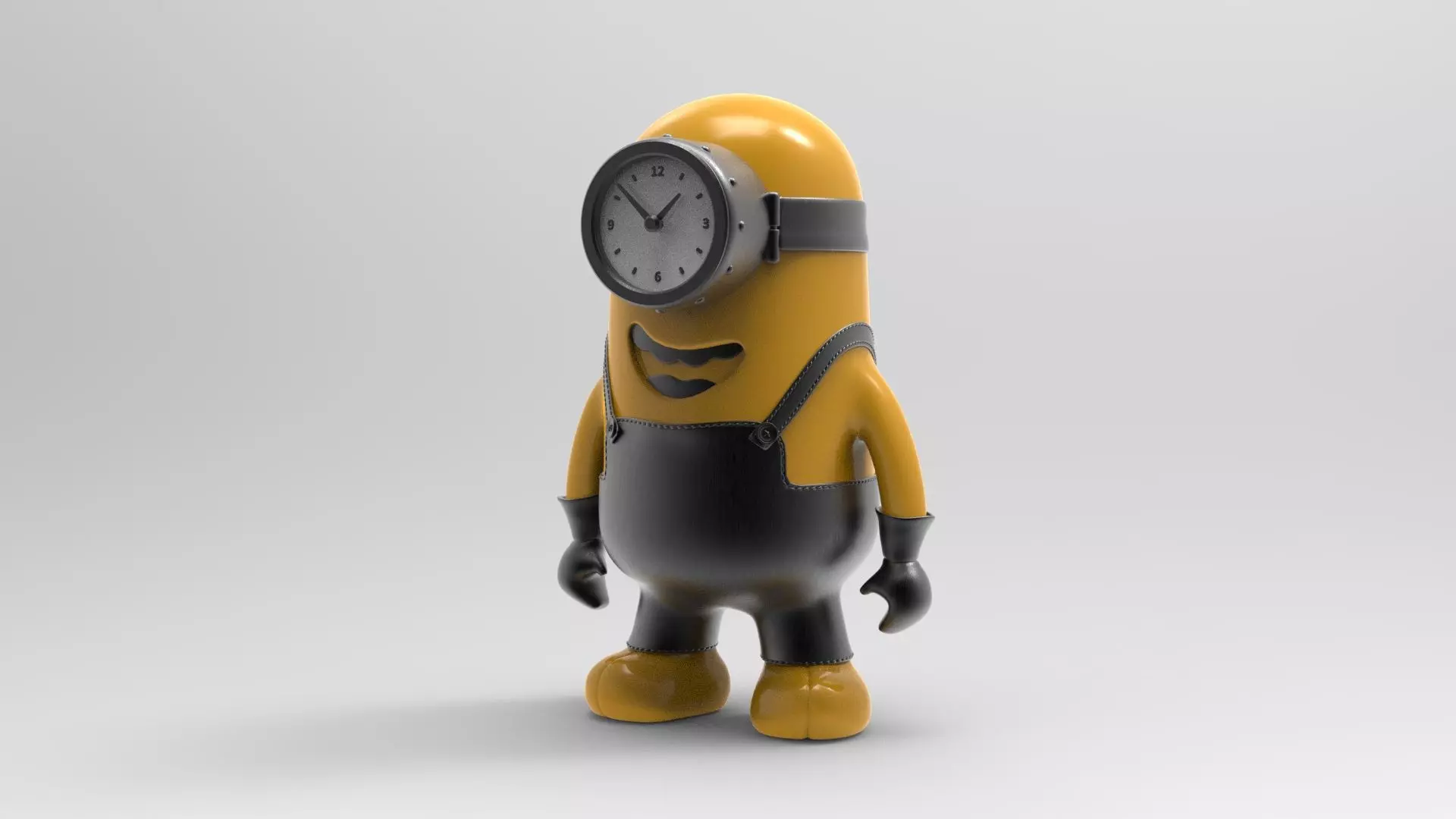 Minion clock 3D print model_0