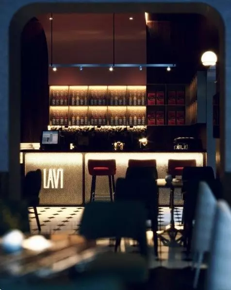 Interior  Coffee room  3D model_17