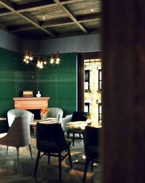 Interior  Coffee room  3D model_11