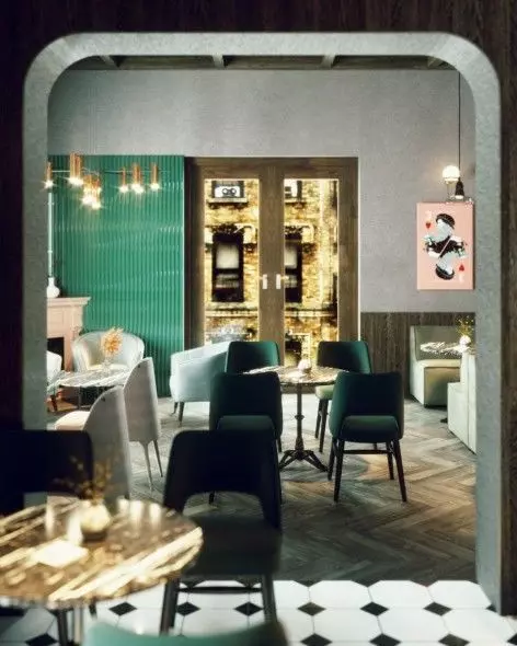 Interior  Coffee room  3D model_19