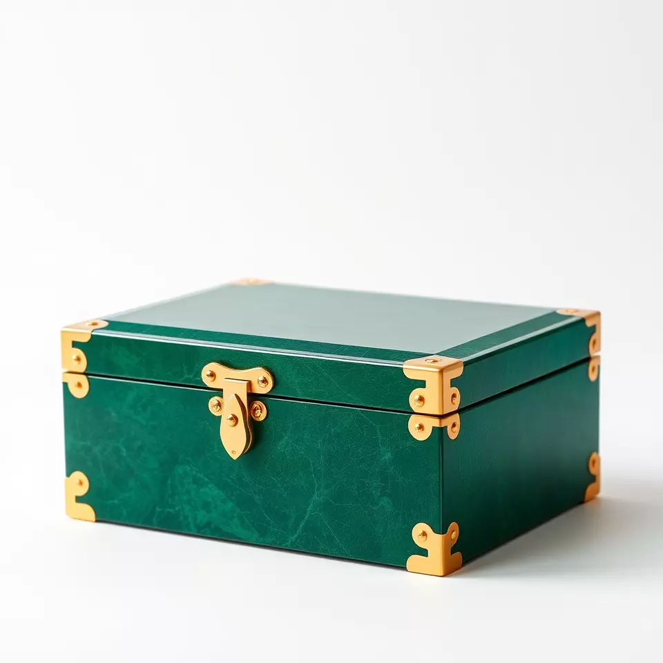 Green Marble with Gold Accents HQ PBR Textures Set Texture_1