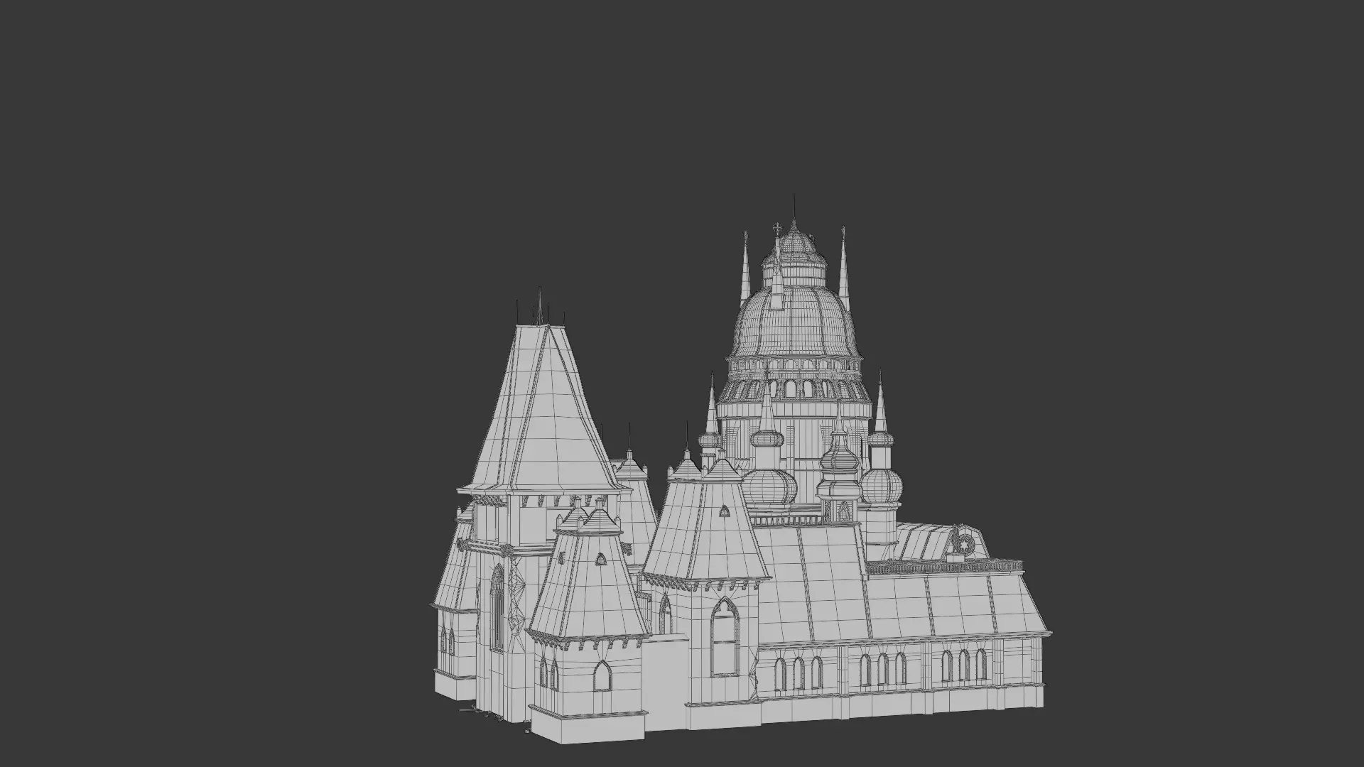 Dark Fantasy House LG B 3D model_1