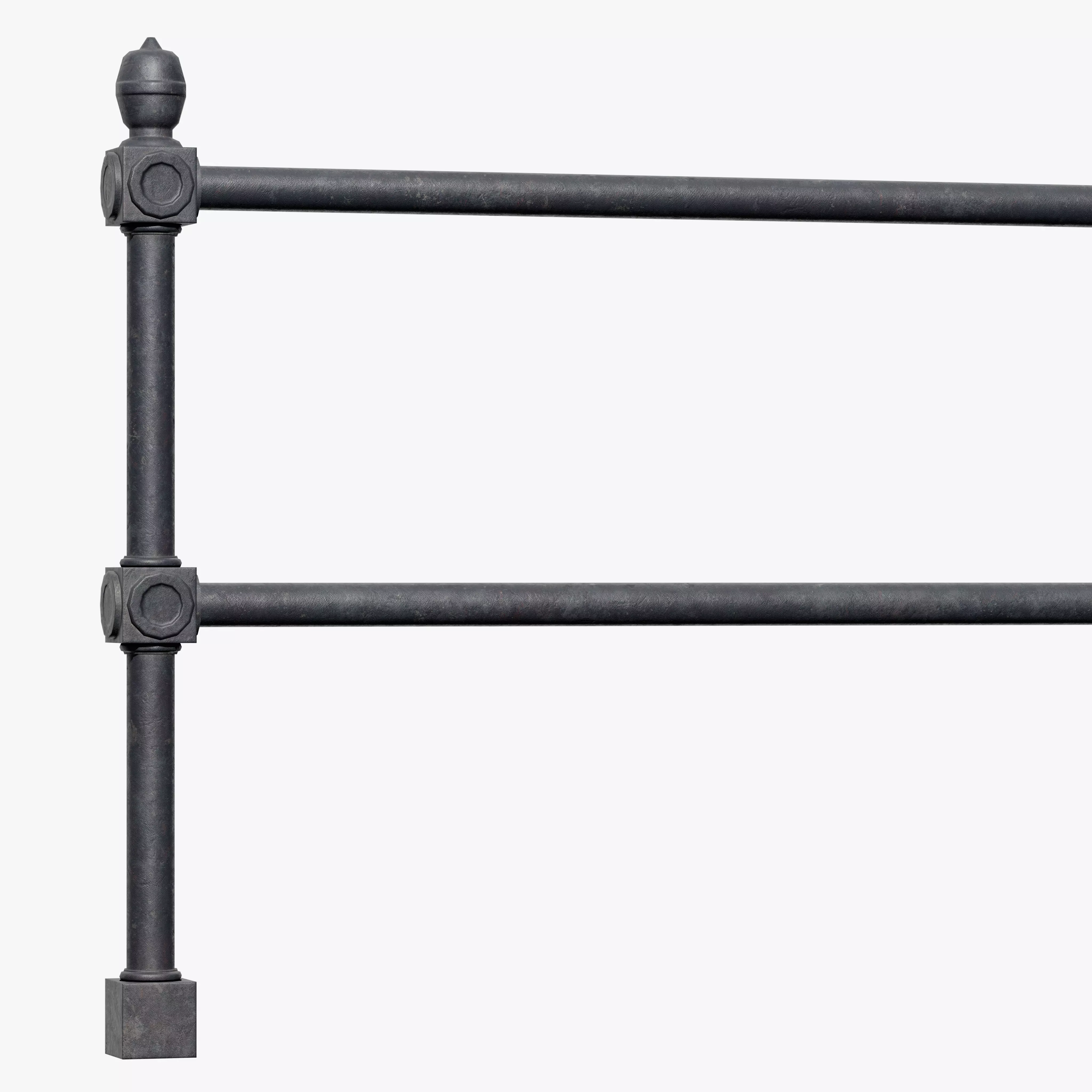 Guardrail C Low-poly 3D model_9