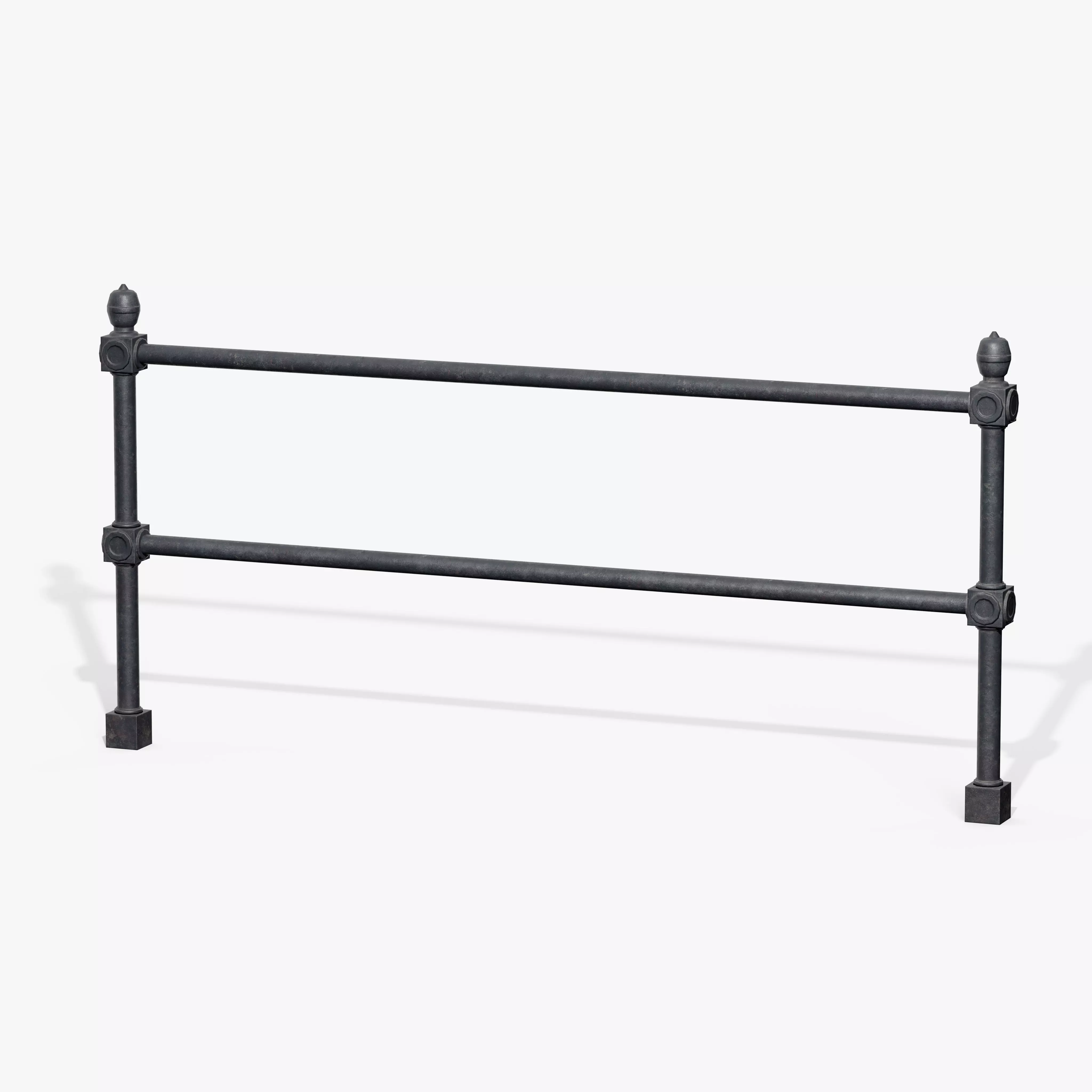 Guardrail C Low-poly 3D model_8