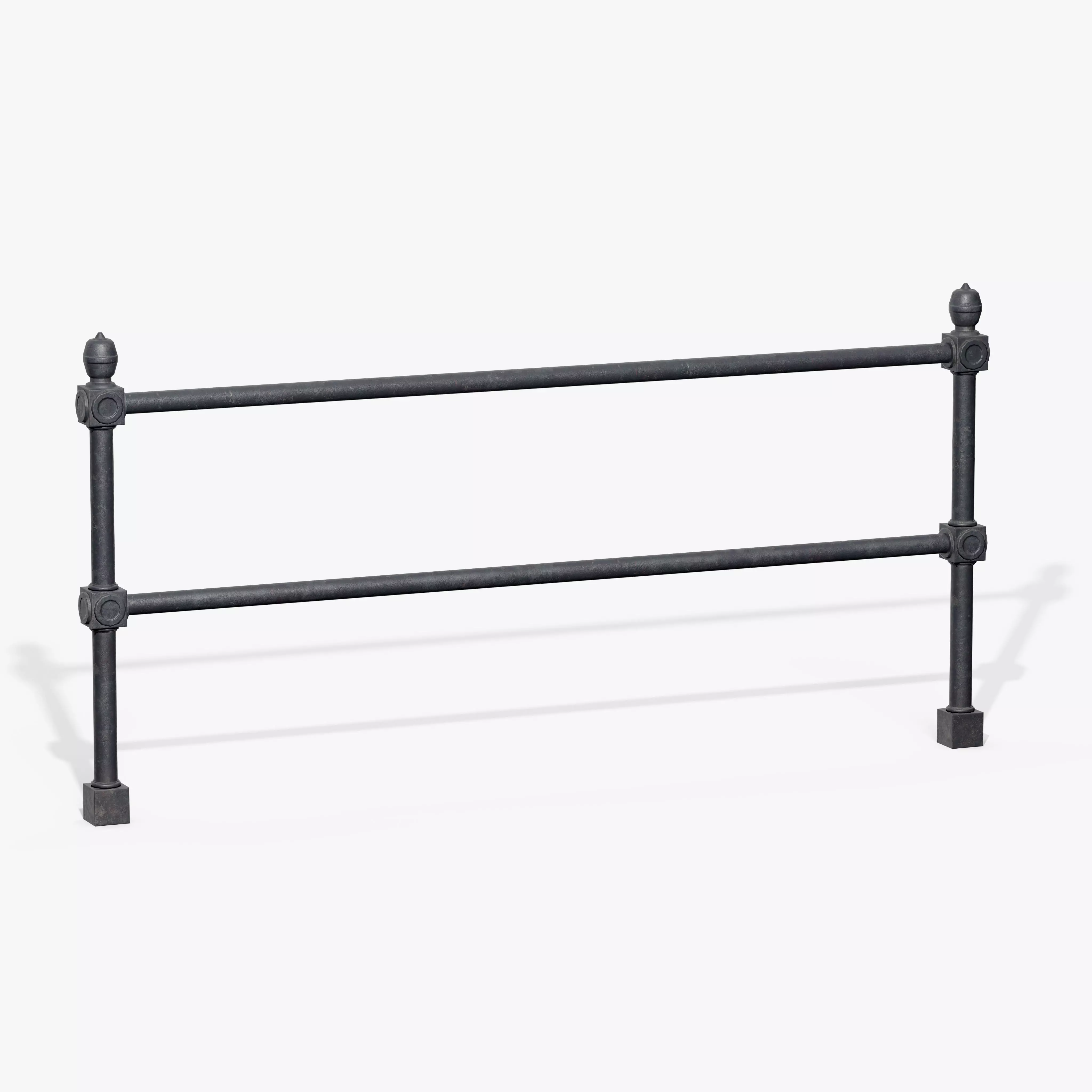 Guardrail C Low-poly 3D model_5