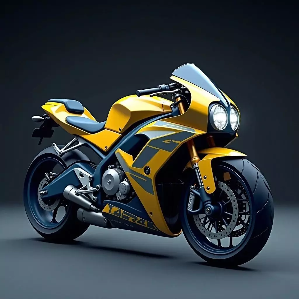 3D model High Performance Sport Motorcycle VR / AR / low-poly | CGTrader