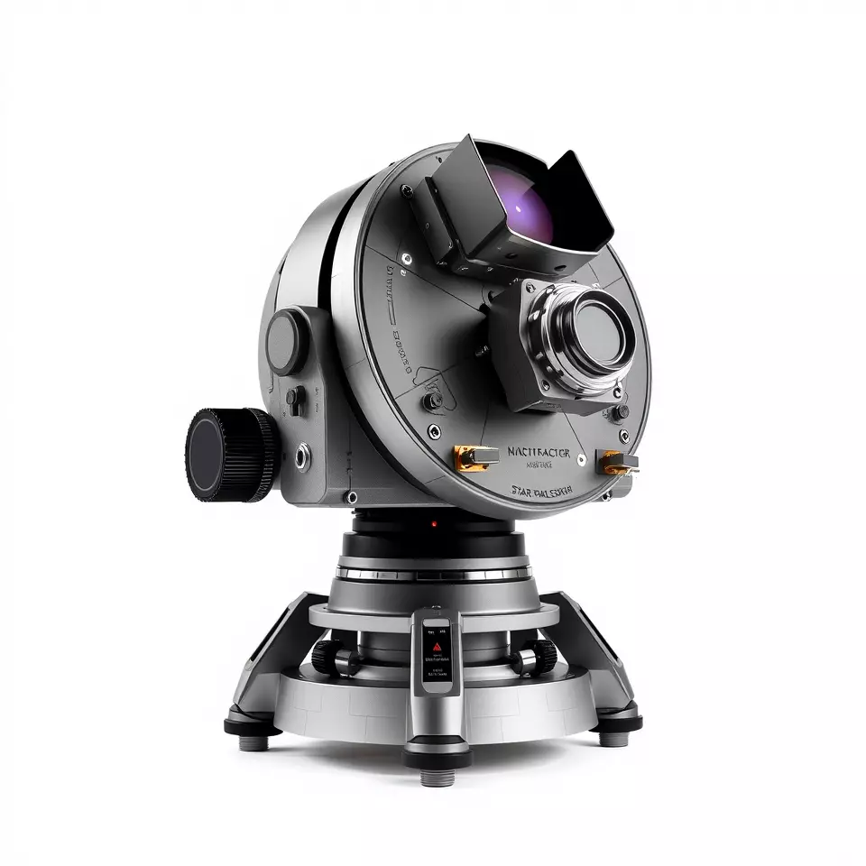 Sleek Telescope model pack Low-poly 3D model_3