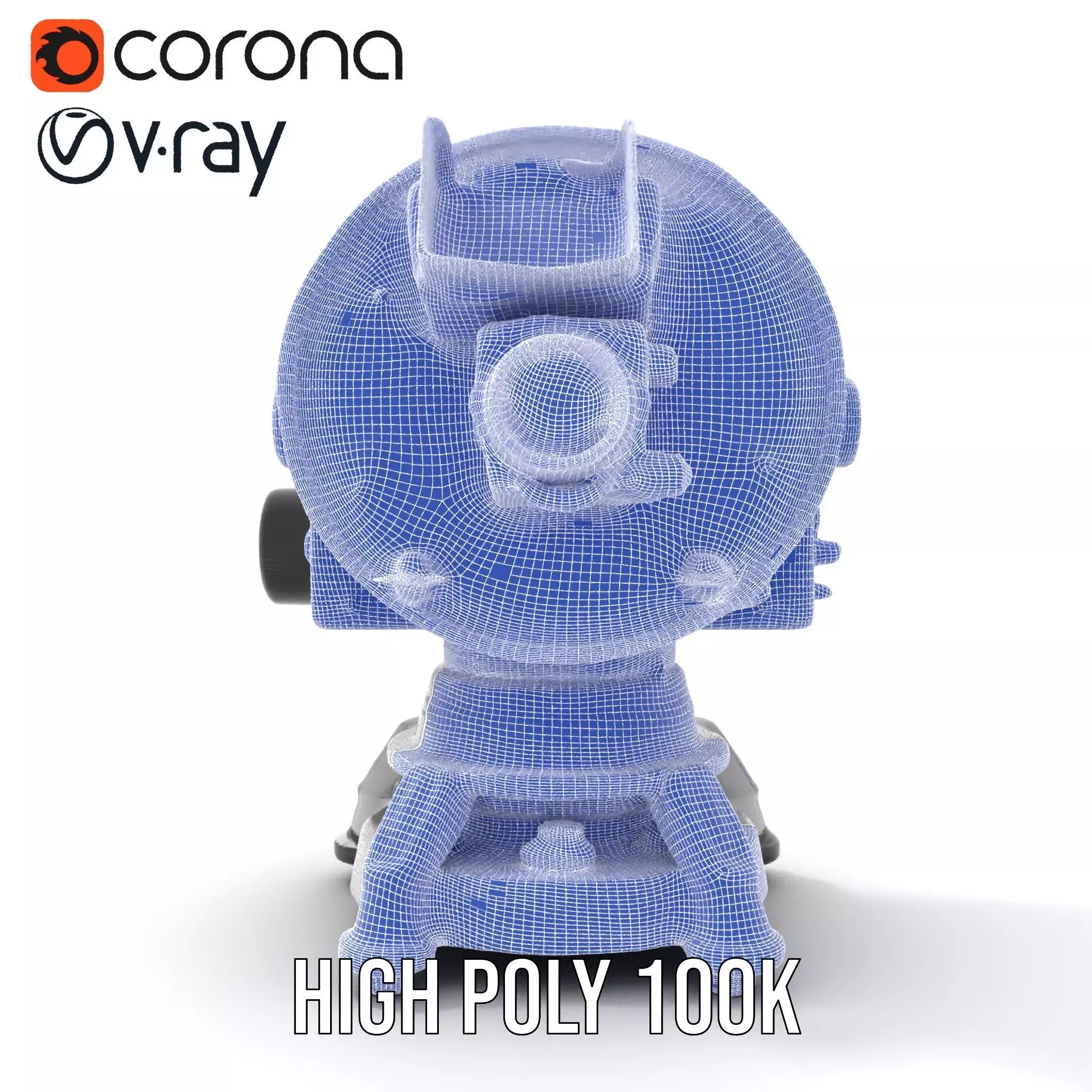 Sleek Telescope model pack Low-poly 3D model_30