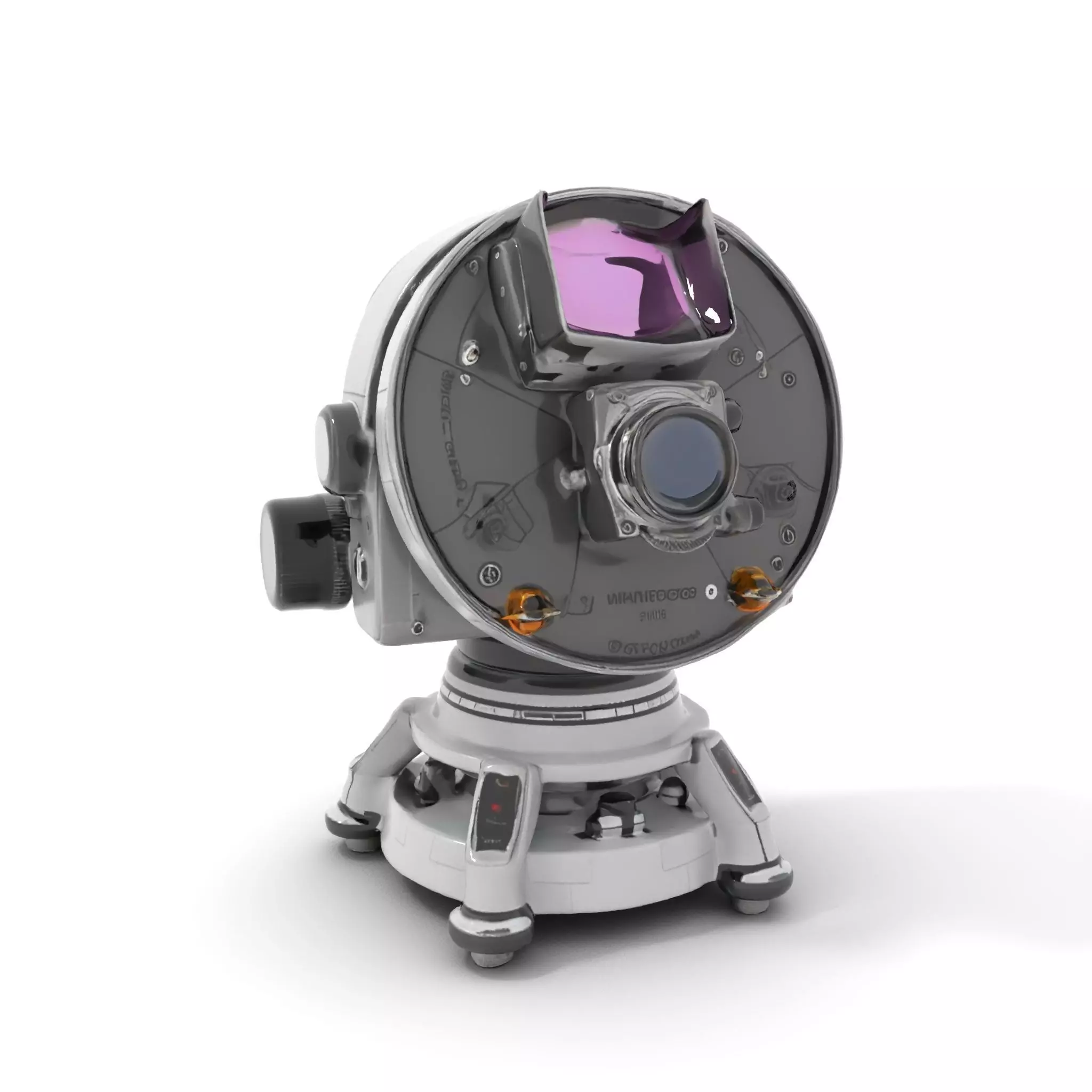 Sleek Telescope model pack Low-poly 3D model_0