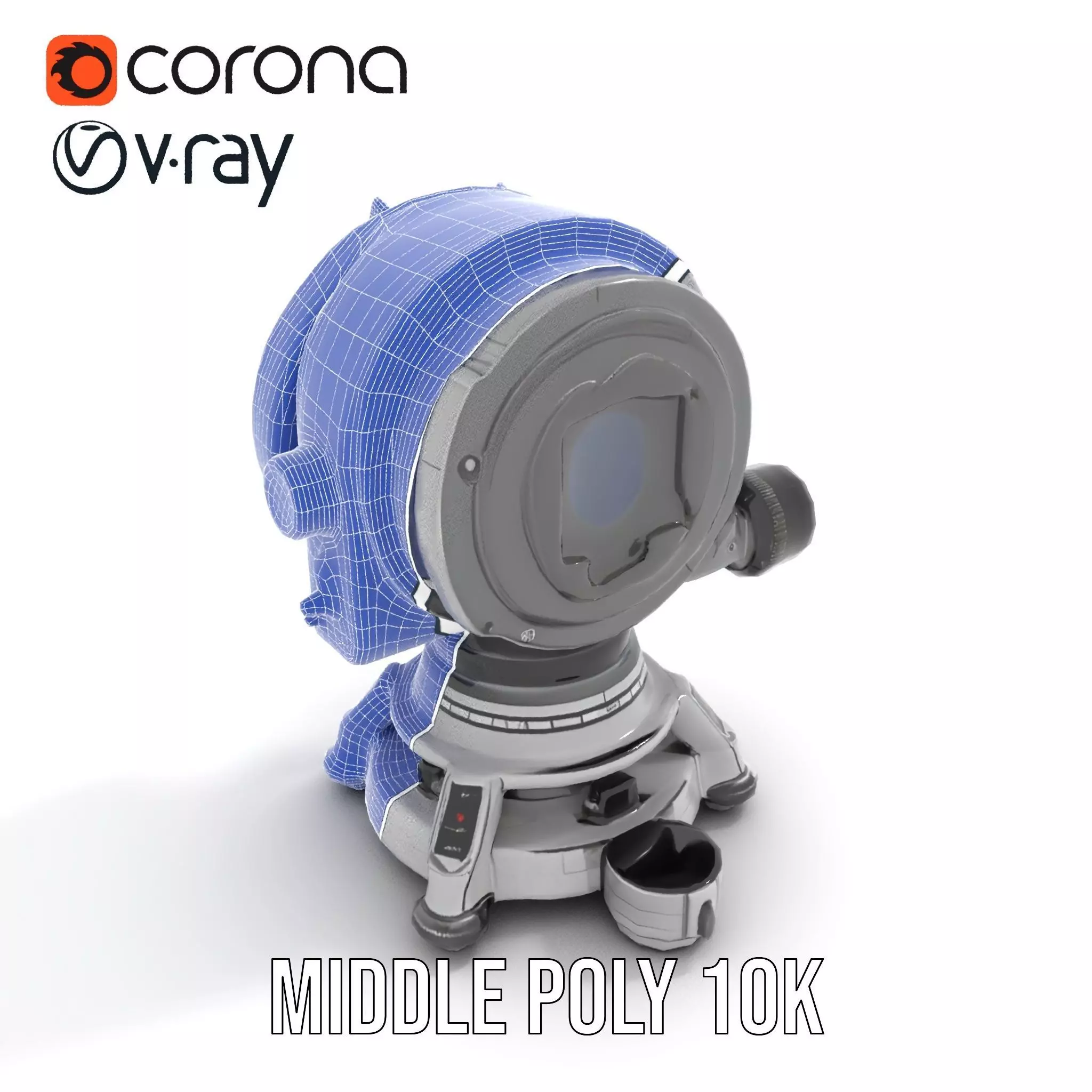 Sleek Telescope model pack Low-poly 3D model_25