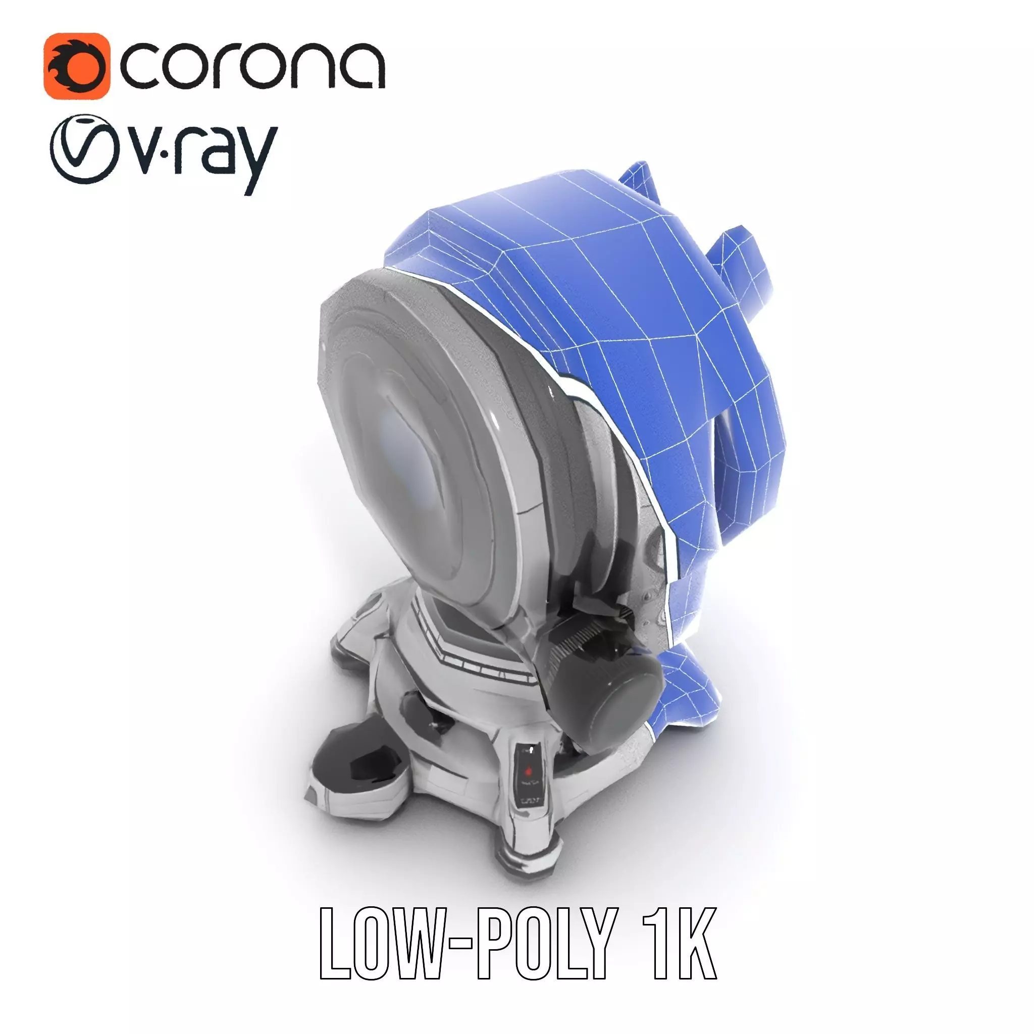 Sleek Telescope model pack Low-poly 3D model_26