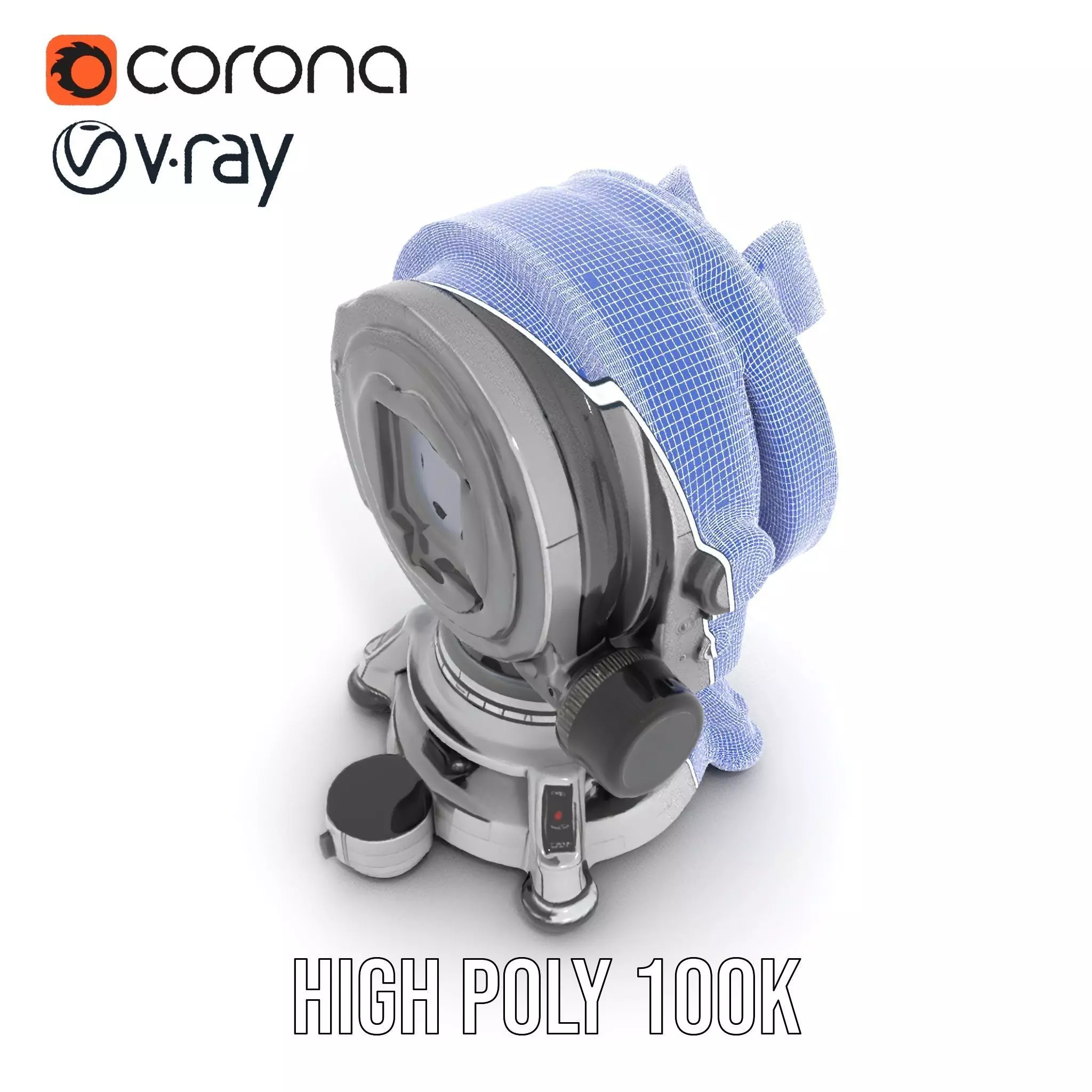 Sleek Telescope model pack Low-poly 3D model_33