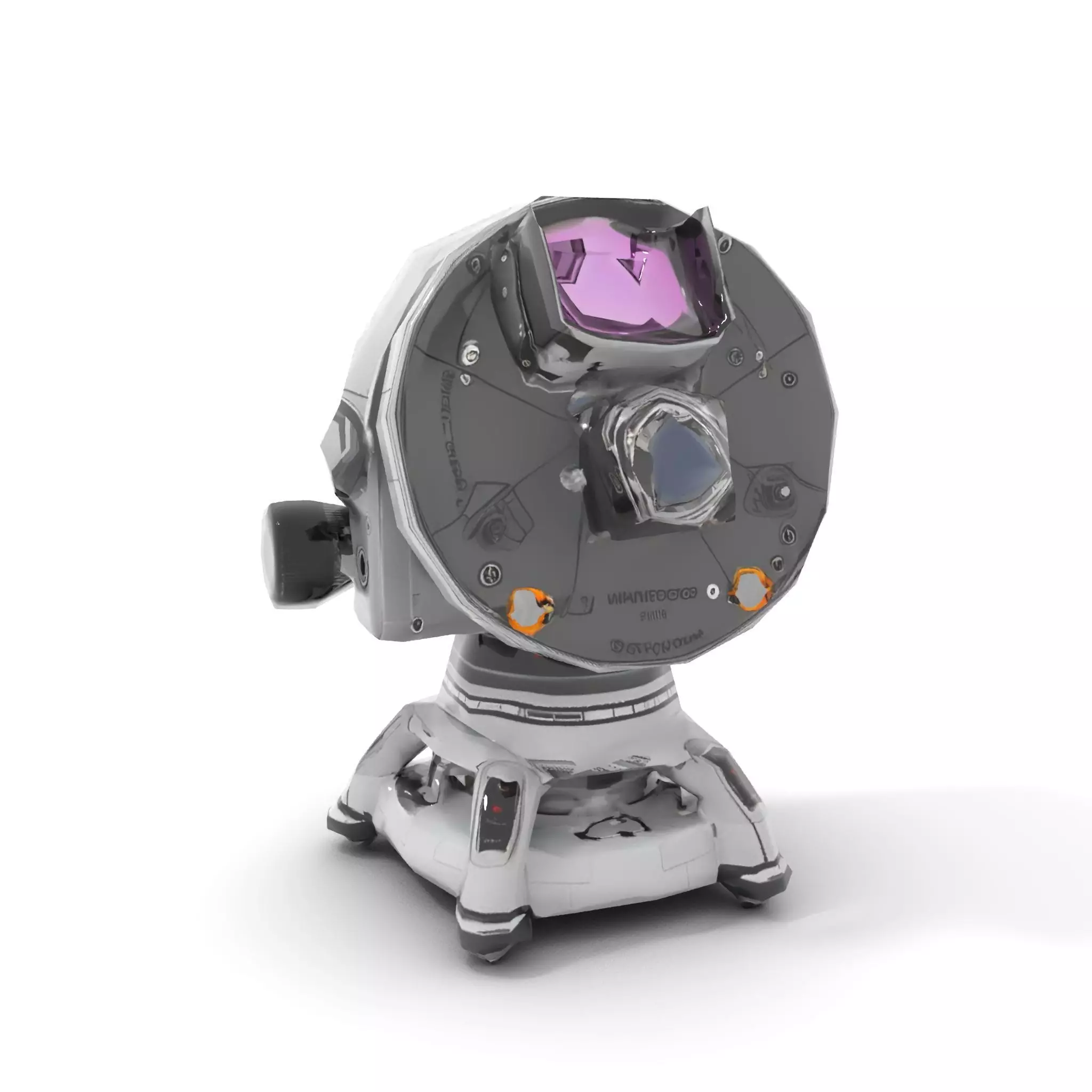 Sleek Telescope model pack Low-poly 3D model_10