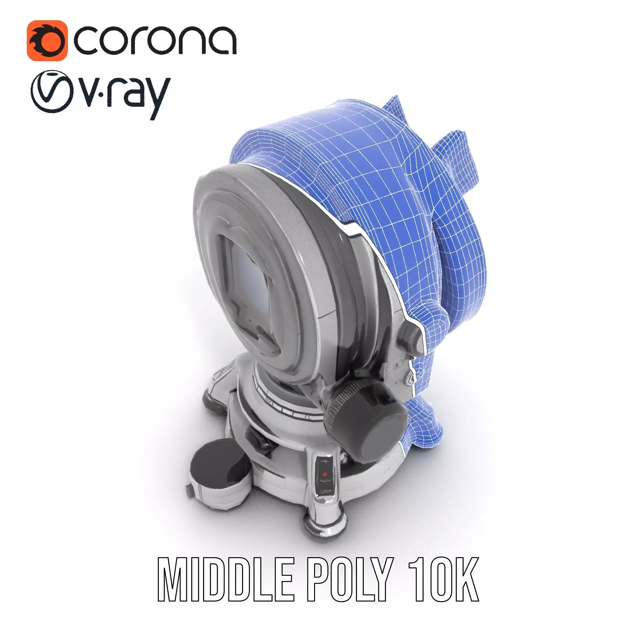 Sleek Telescope model pack Low-poly 3D model_31