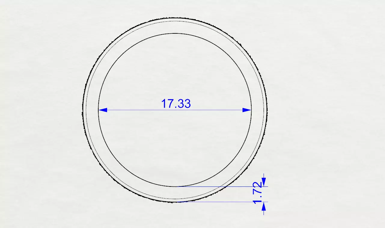 2 color metal textured ring 3D print model_4