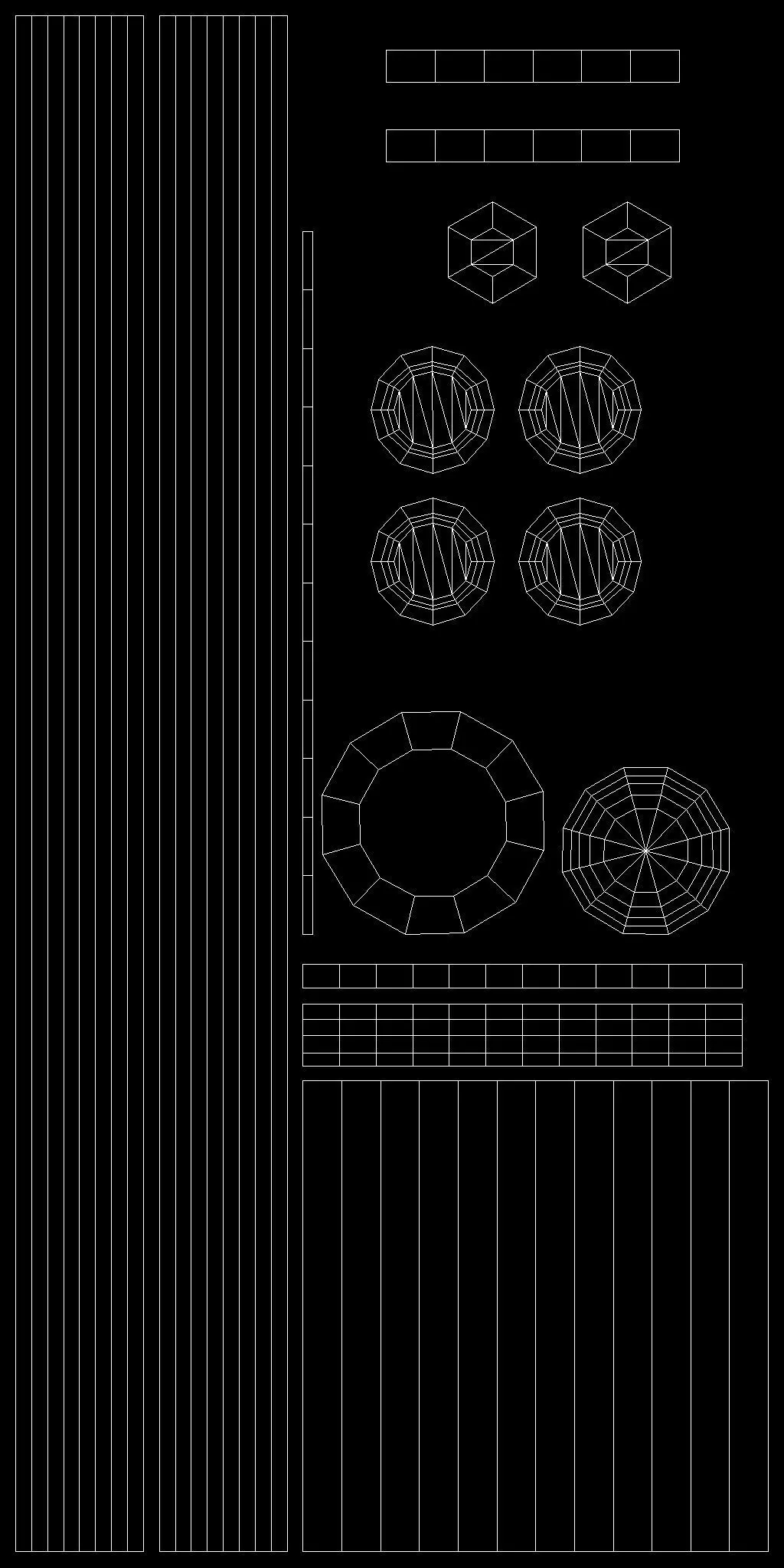 Guardrail D Low-poly 3D model_15