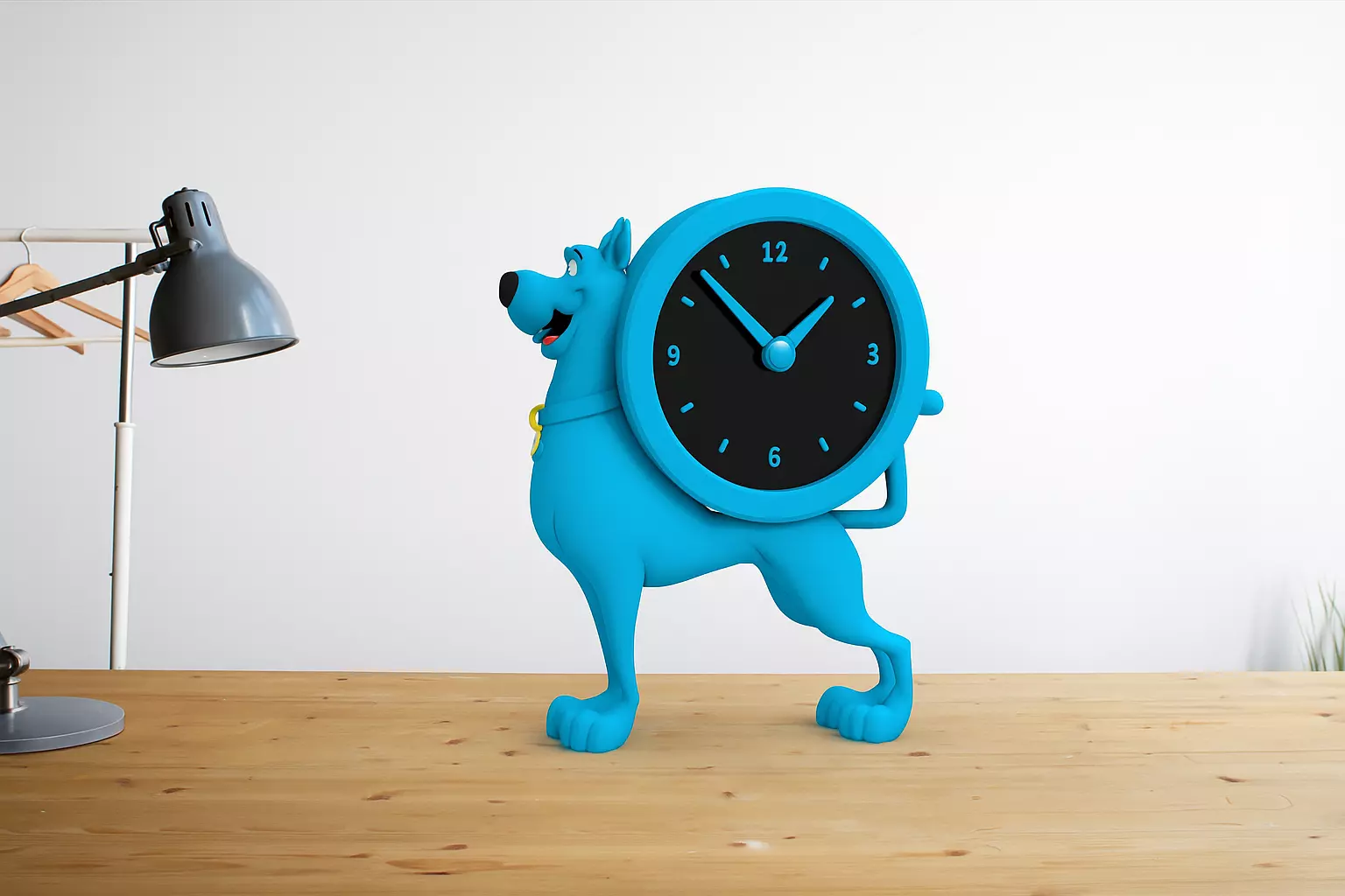 Scooby Desk Clock 3D print model