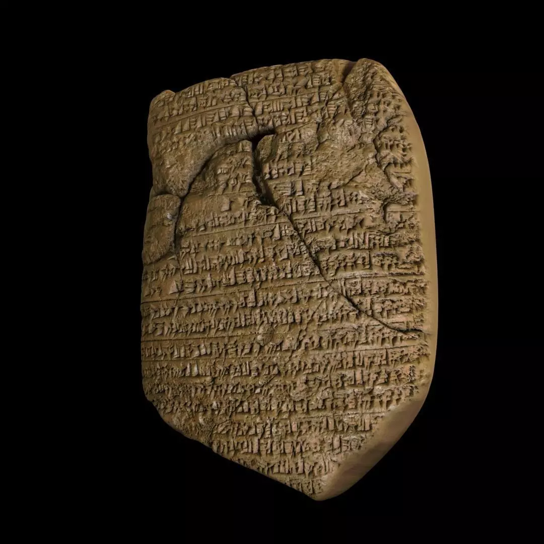 Babylonian Jerusalem Chronicle - Printable deyailed 3D Replica 3D print model_0