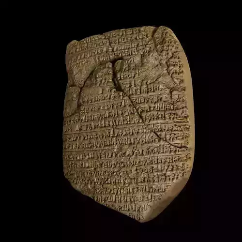 Babylonian Jerusalem Chronicle -  Printable deyailed 3D Replica