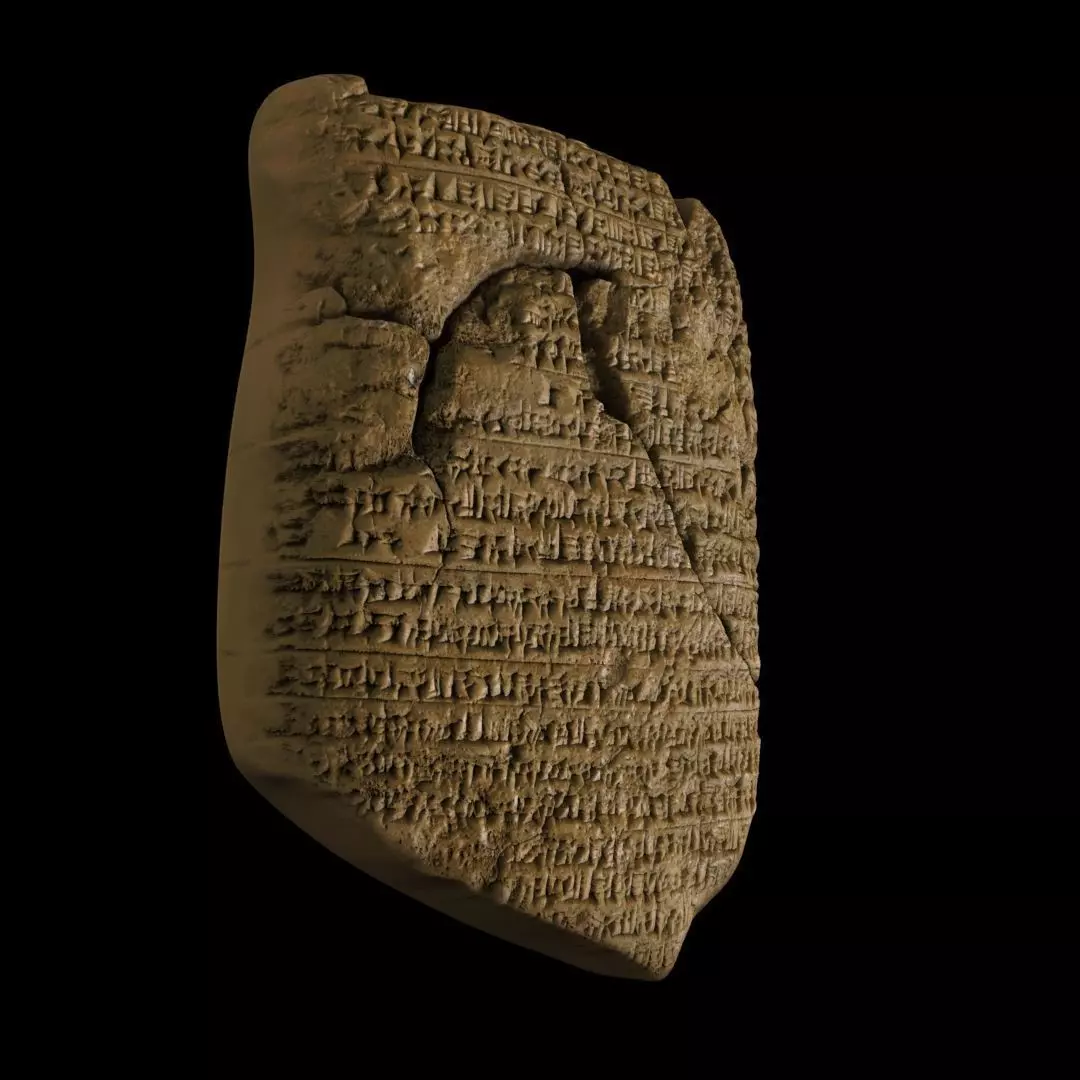 Babylonian Jerusalem Chronicle - Printable deyailed 3D Replica 3D print model_4