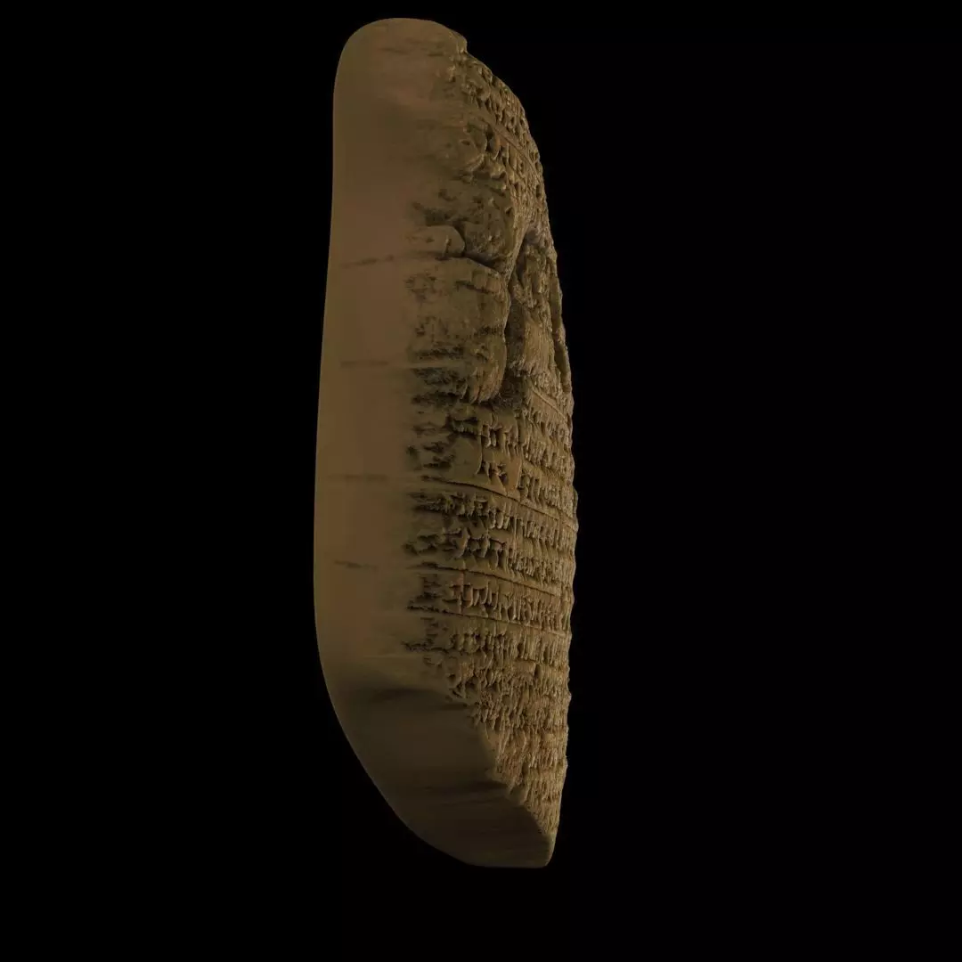 Babylonian Jerusalem Chronicle - Printable deyailed 3D Replica 3D print model_3