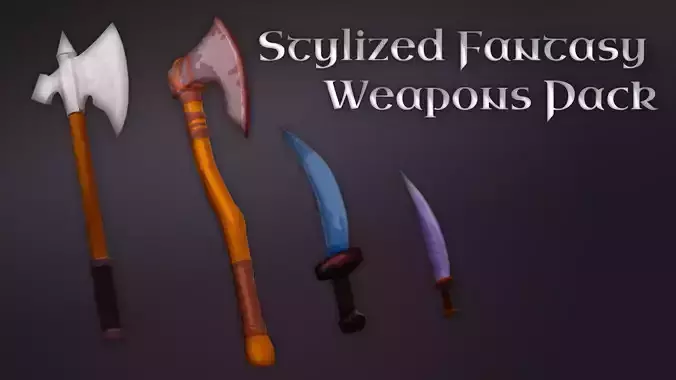 Stylized Fantasy Weapons Pack