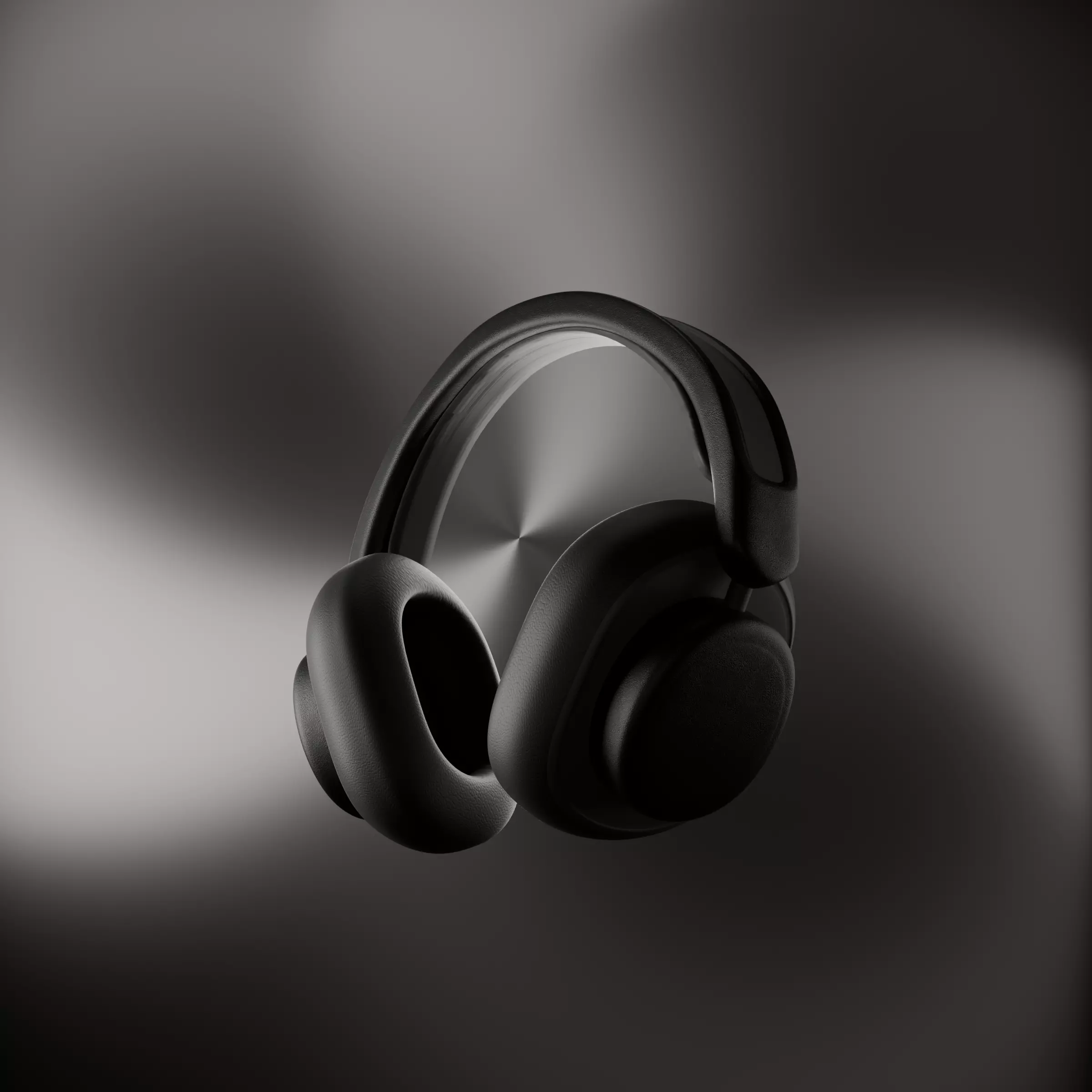 headphone Low-poly 3D model_0
