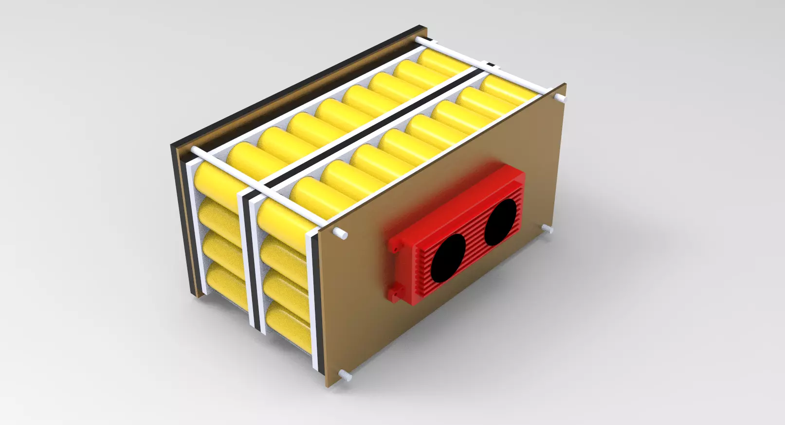 12v 100AH Lifepo4 Battery 3D model_4