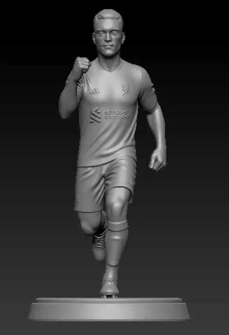 Florian Wirtz Running Celebration Pose 3D print model_2