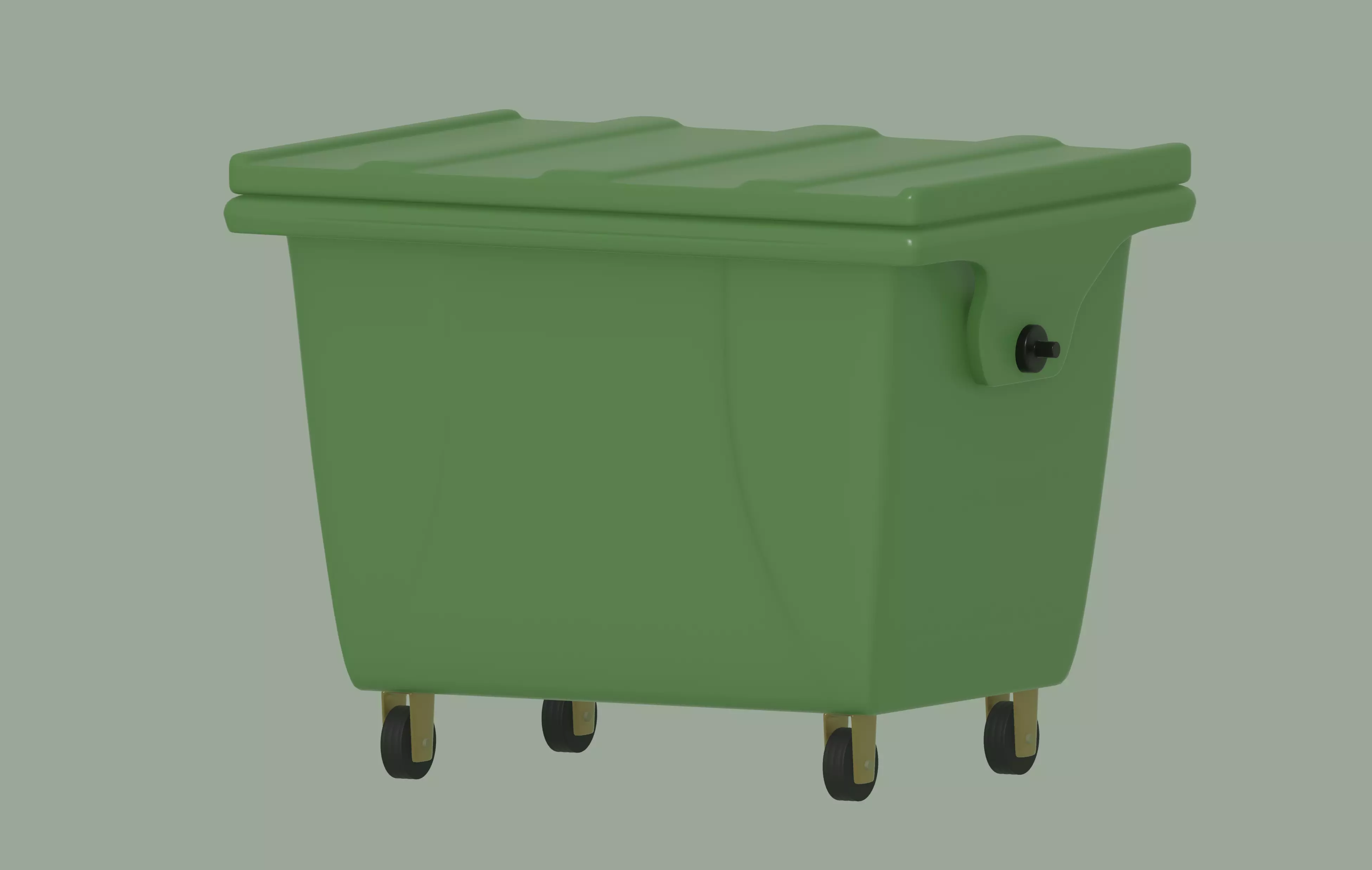 Trash Bin 3D model_7