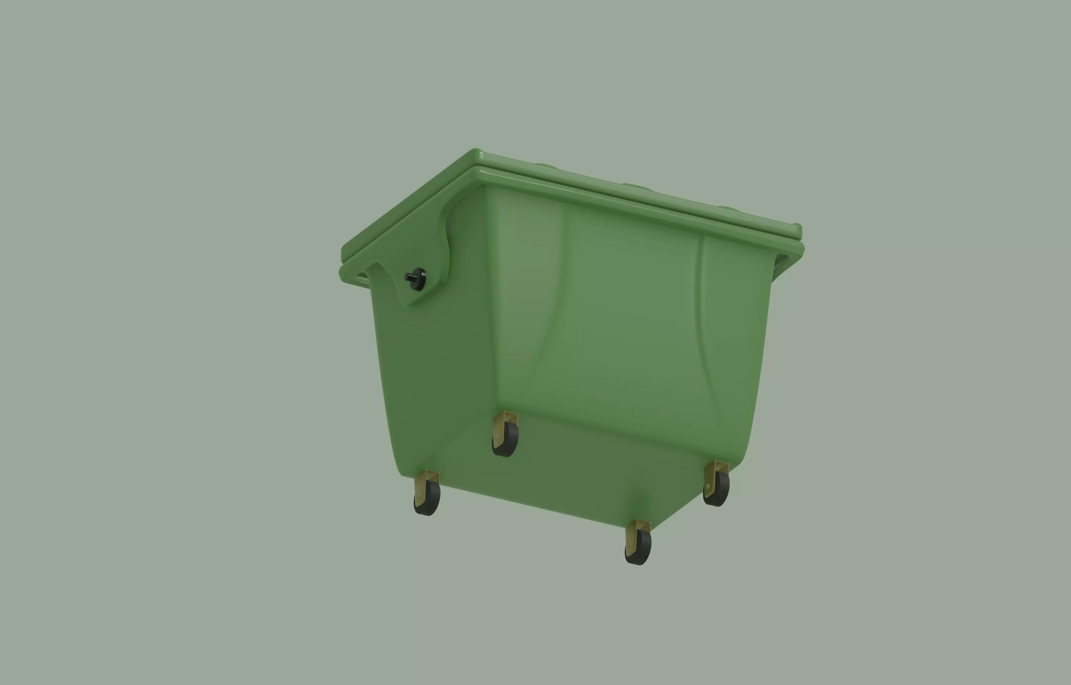 Trash Bin 3D model_4