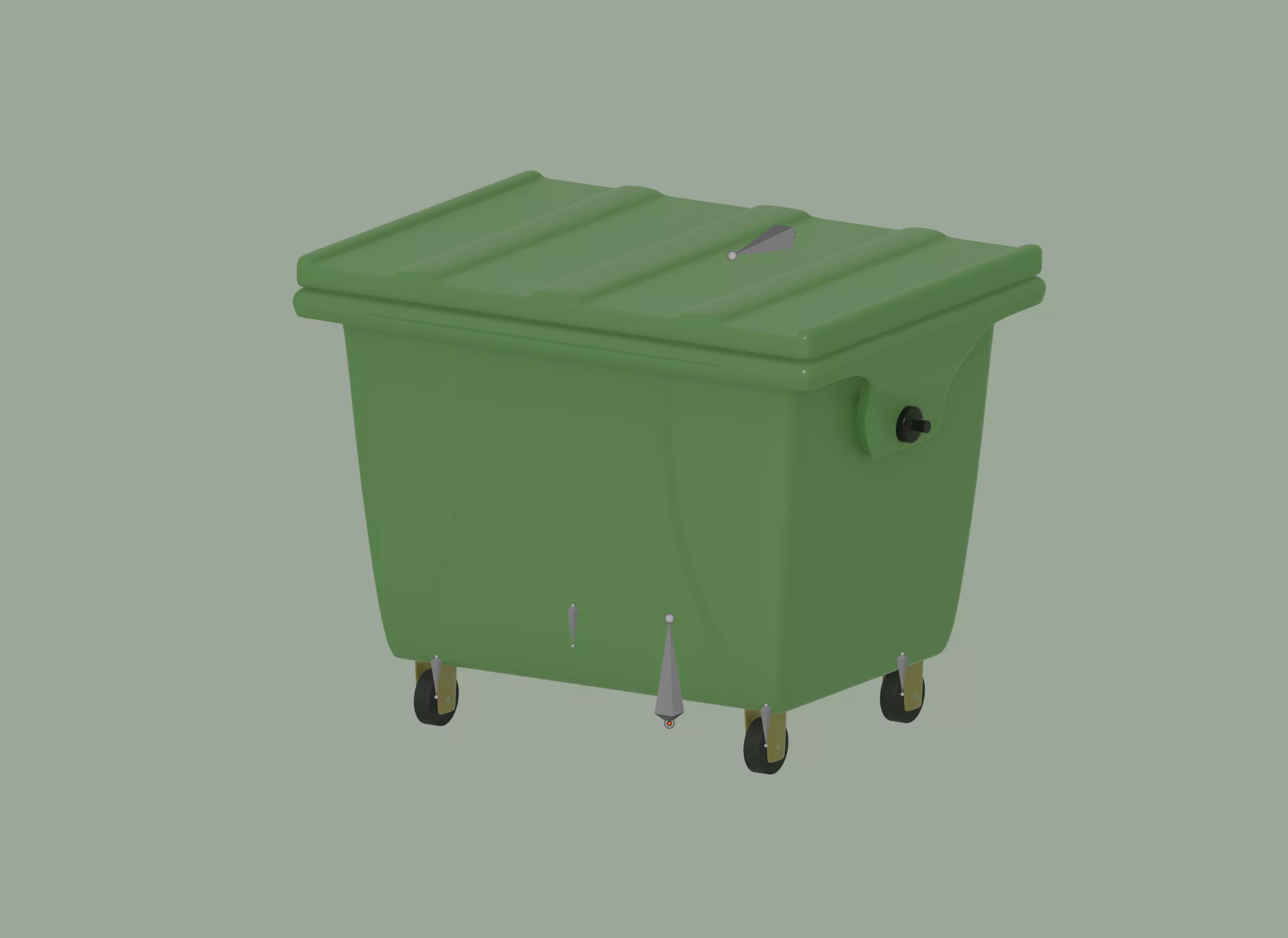 Trash Bin 3D model_10