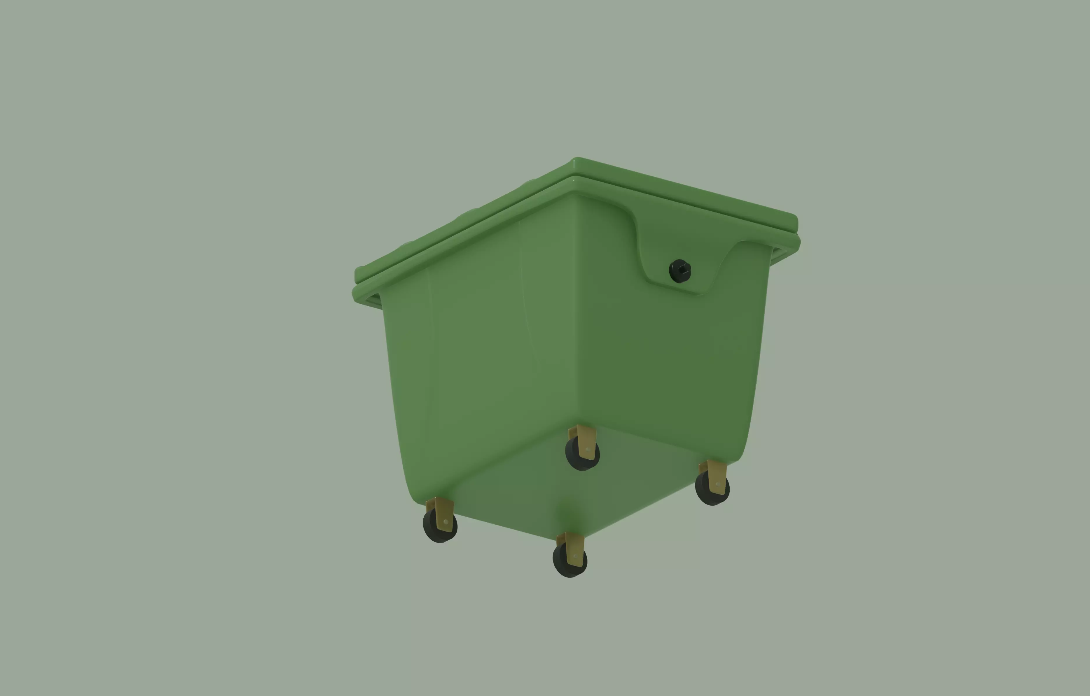Trash Bin 3D model_5