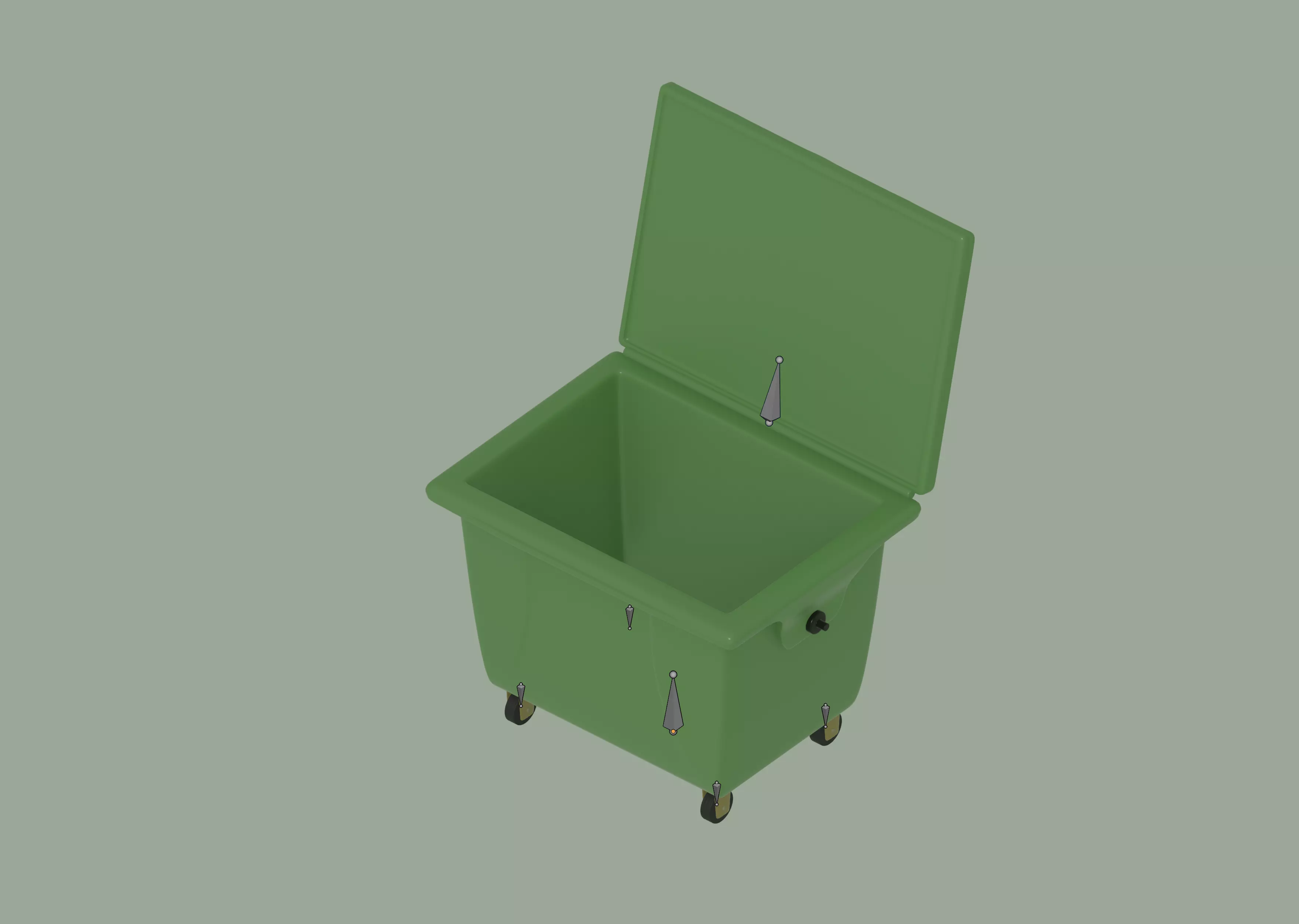 Trash Bin 3D model_11