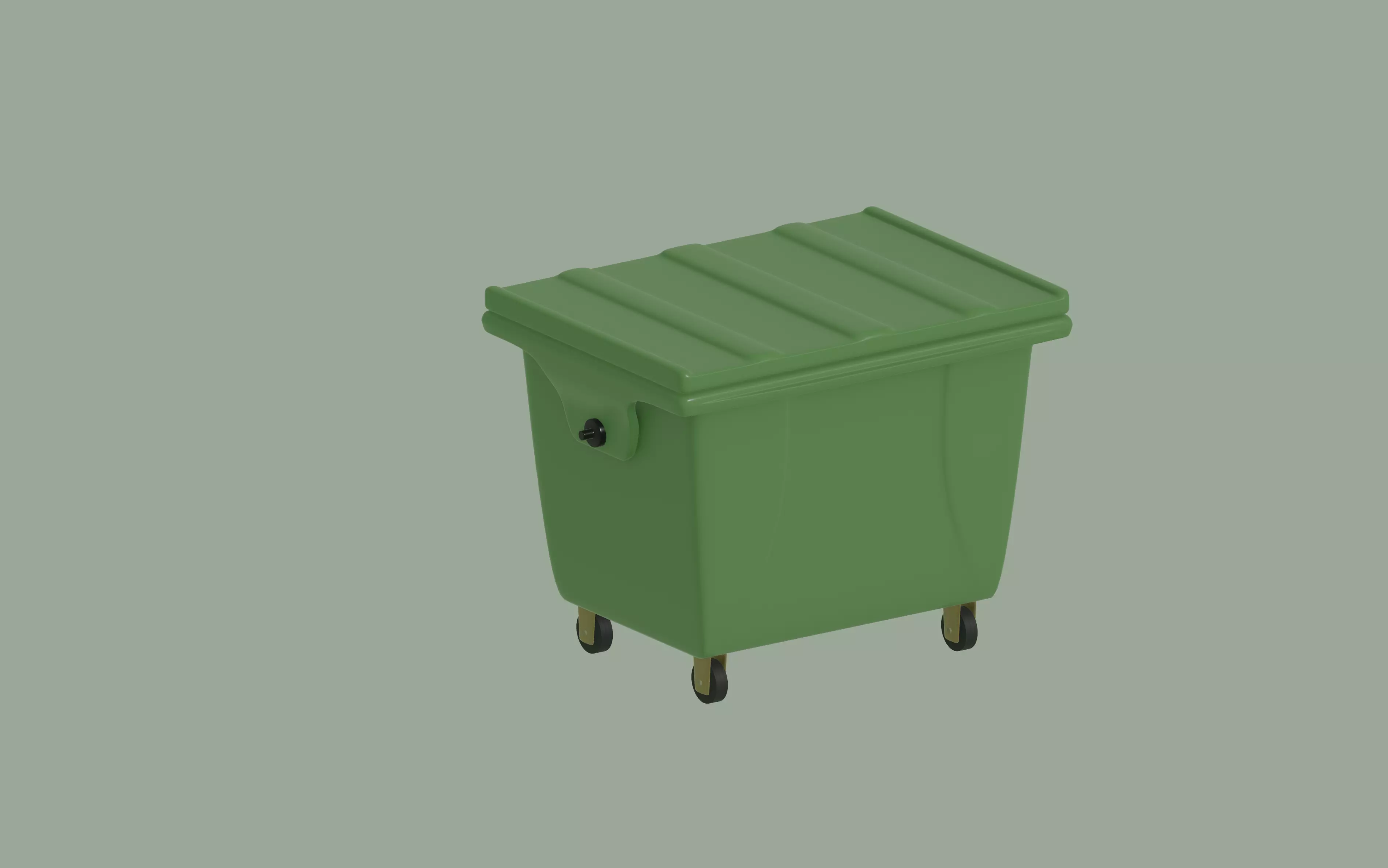 Trash Bin 3D model_2