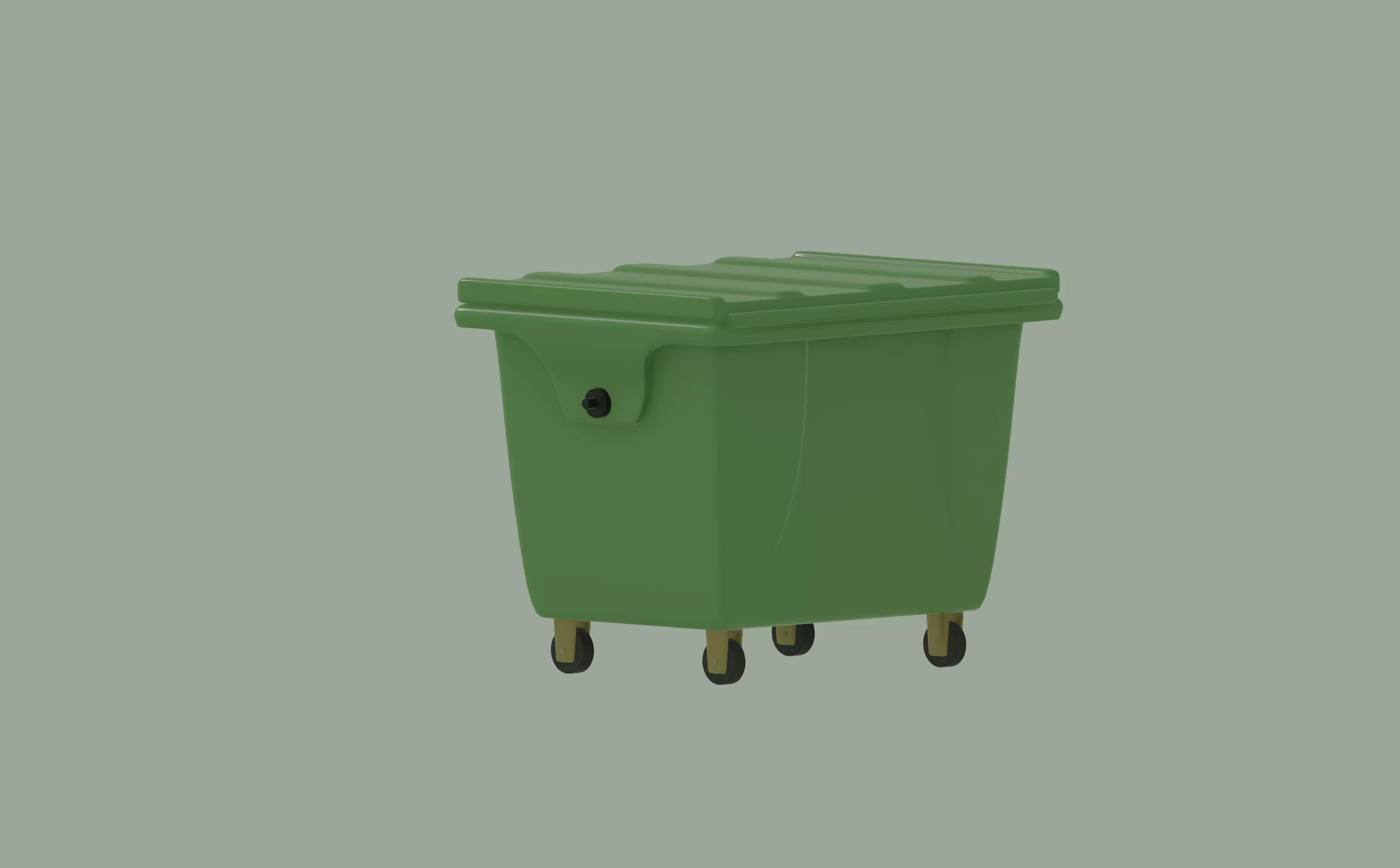 Trash Bin 3D model_6