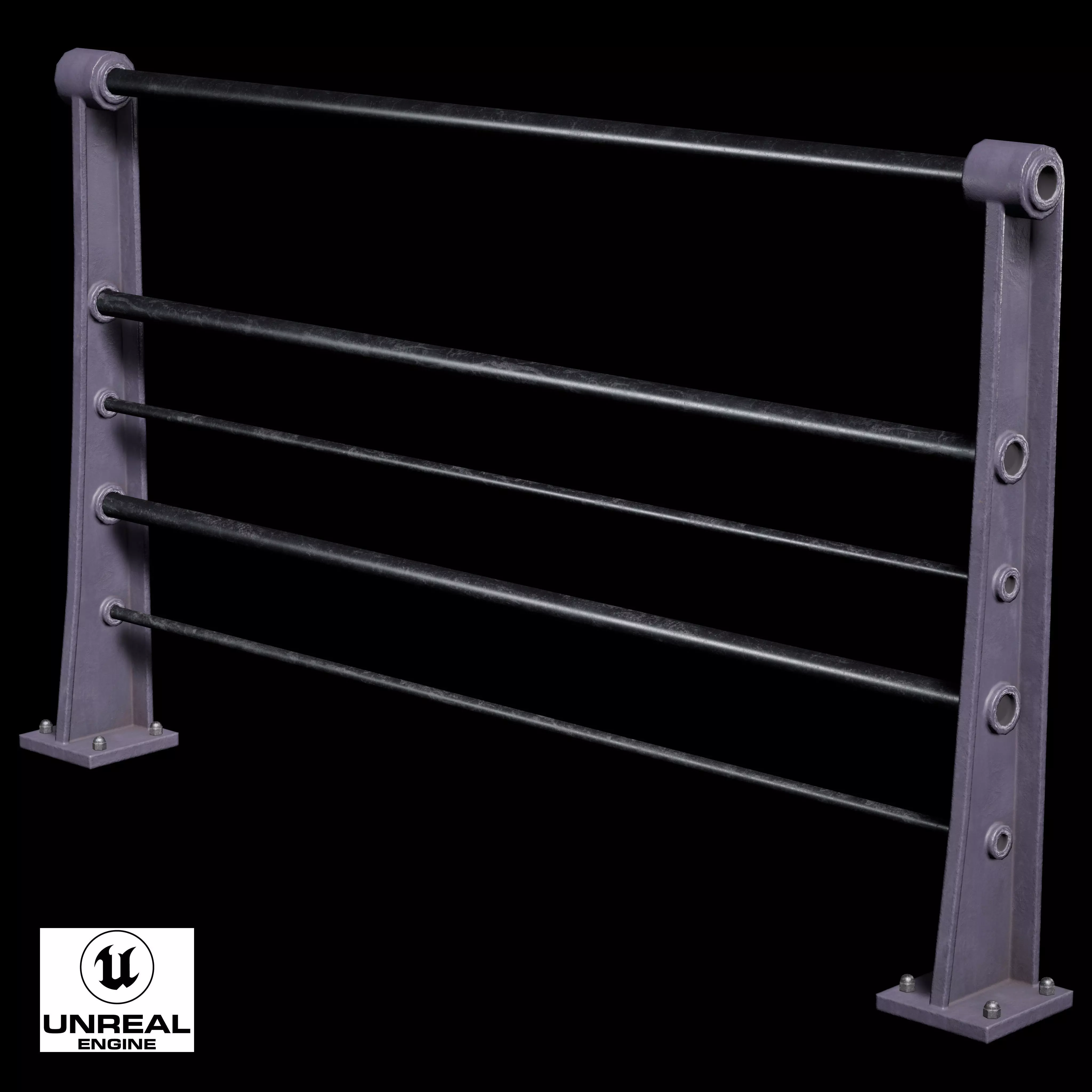 Quayside Post Low-poly 3D model_15