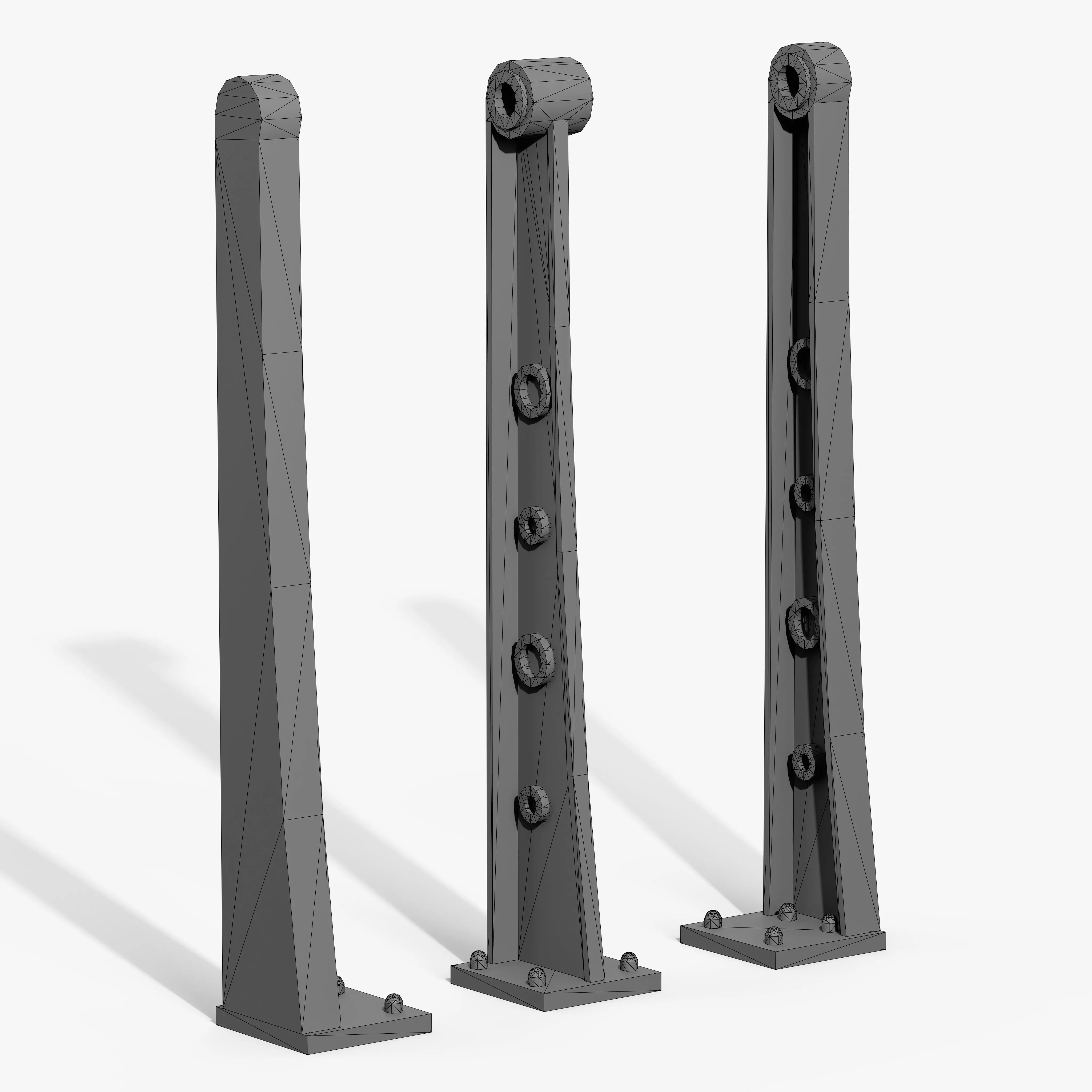 Quayside Post Low-poly 3D model_13