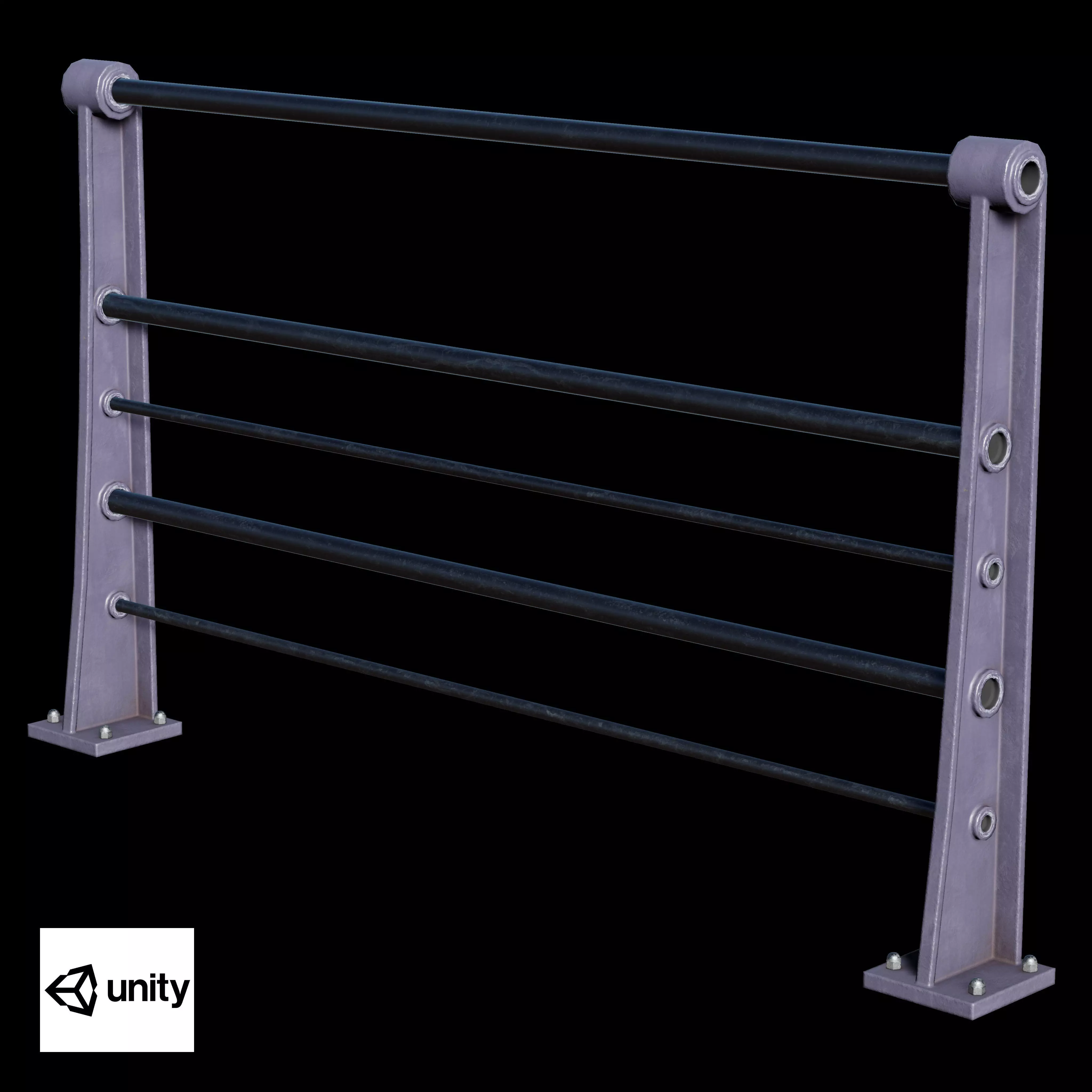 Quayside Post Low-poly 3D model_17