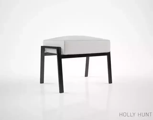 Holly Hunt Stilt Coupe Ottoman