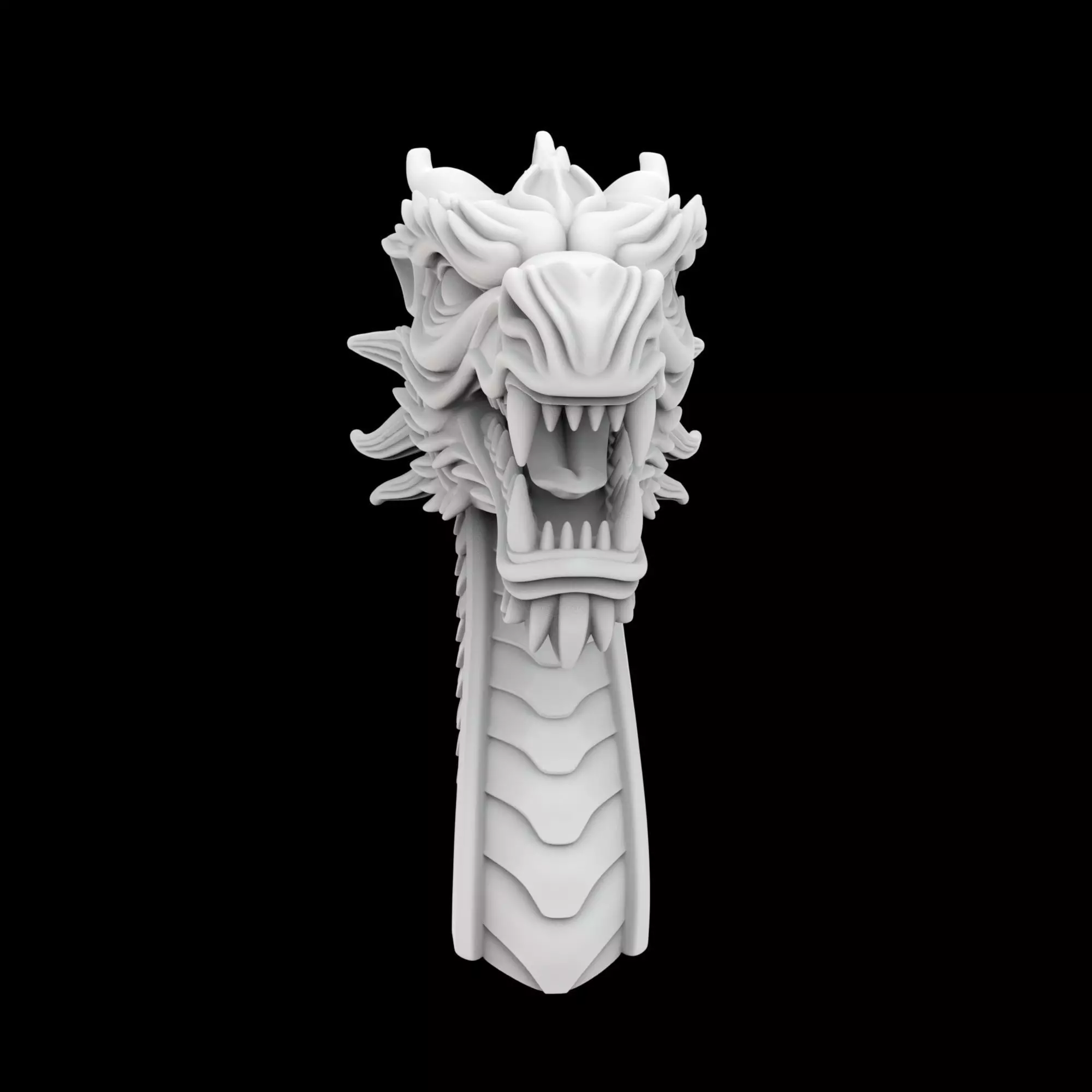 Viking Ship Dragon Head 3D Printable Model 3D print model_5