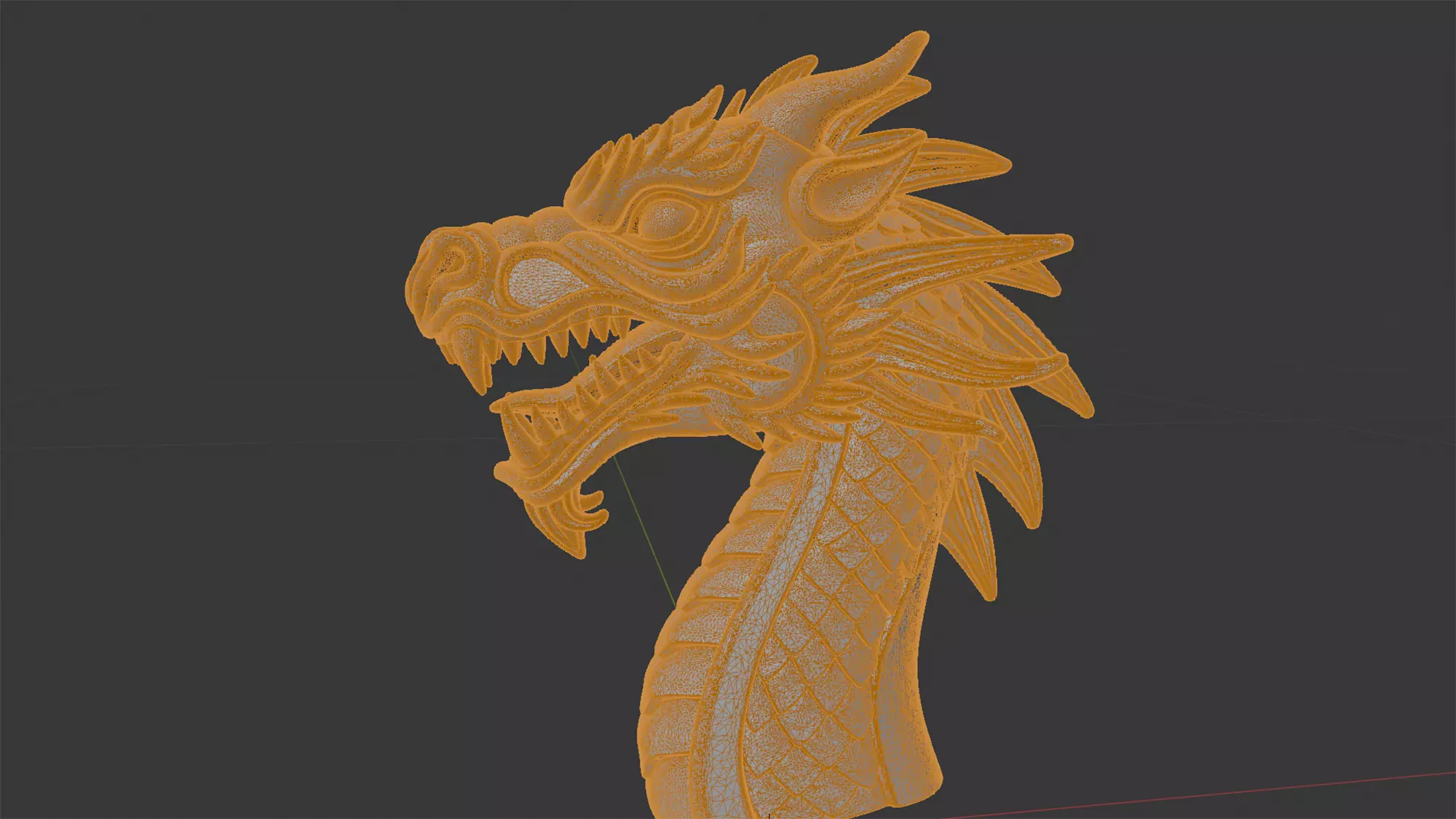 Viking Ship Dragon Head 3D Printable Model 3D print model_6