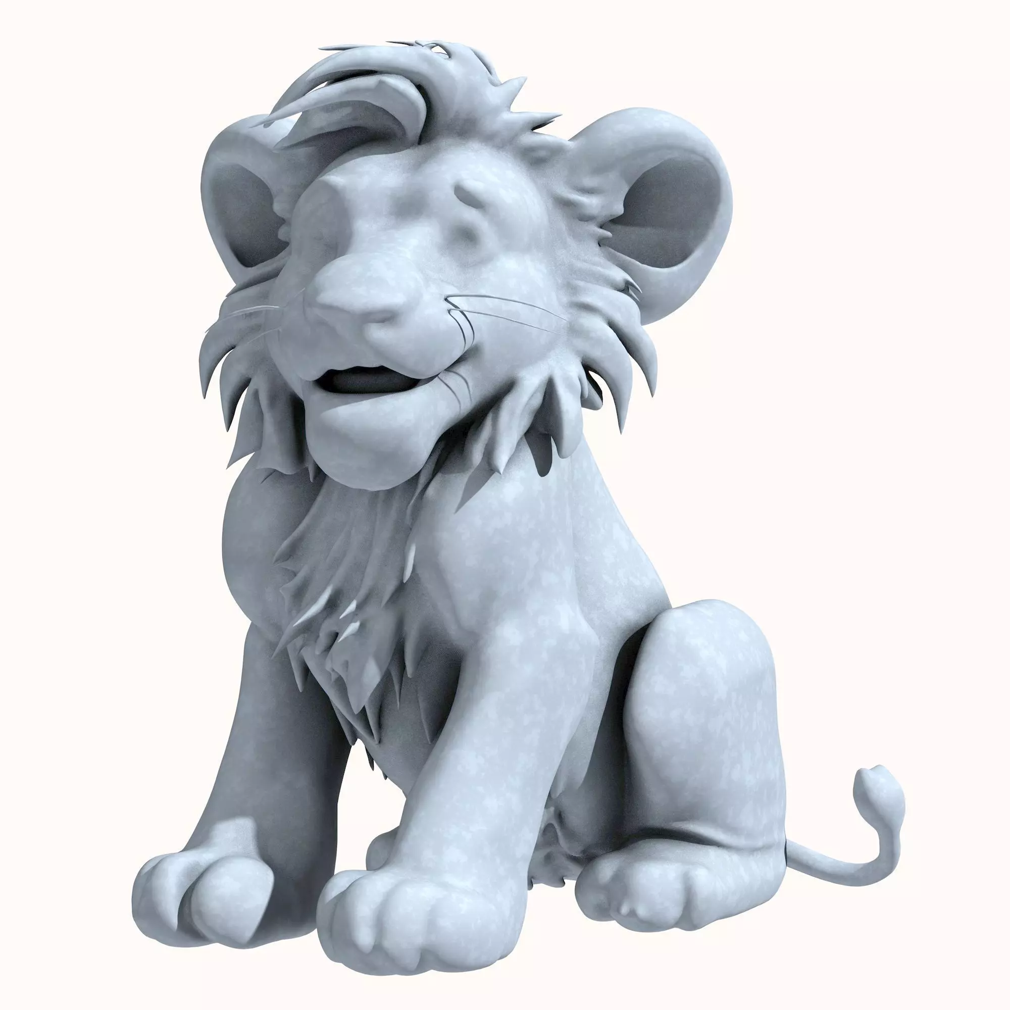 Simba Sculpture 3D print model