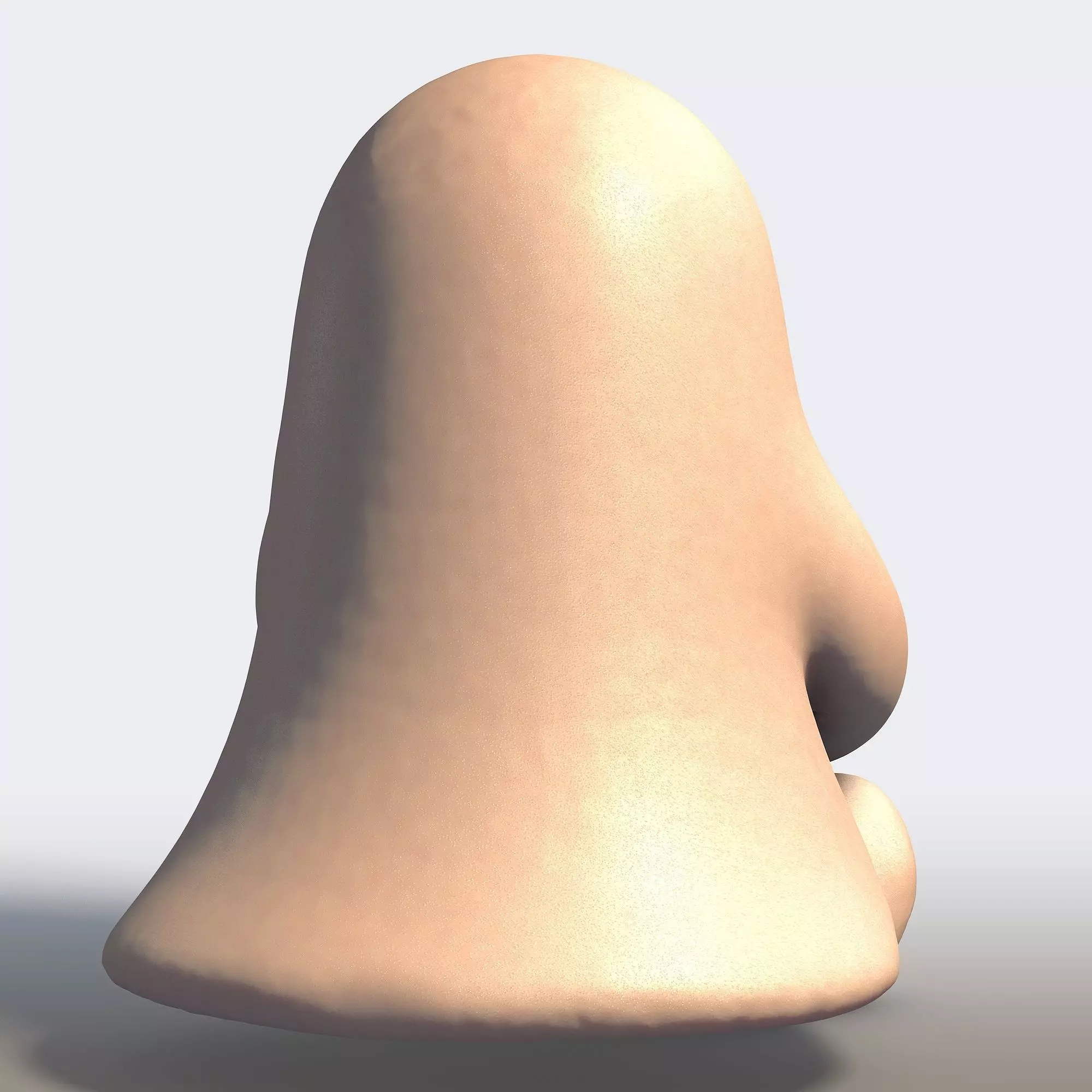 Cute Ghost with Pumpkin 3D print model_4