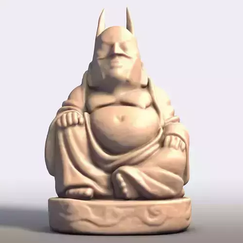 Batman Buddha Zen Superhero Sculpture