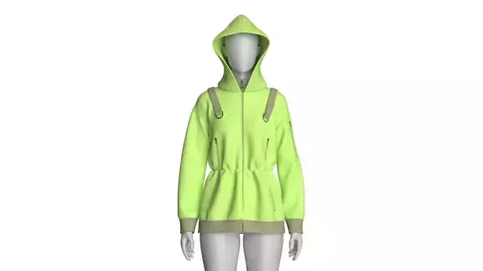 Girls Hooded Jacket V3