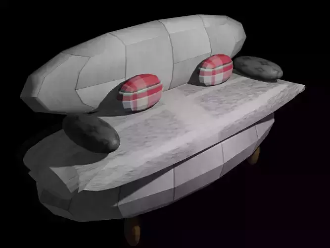 3D Sofa  Modern Realistic Furniture Model